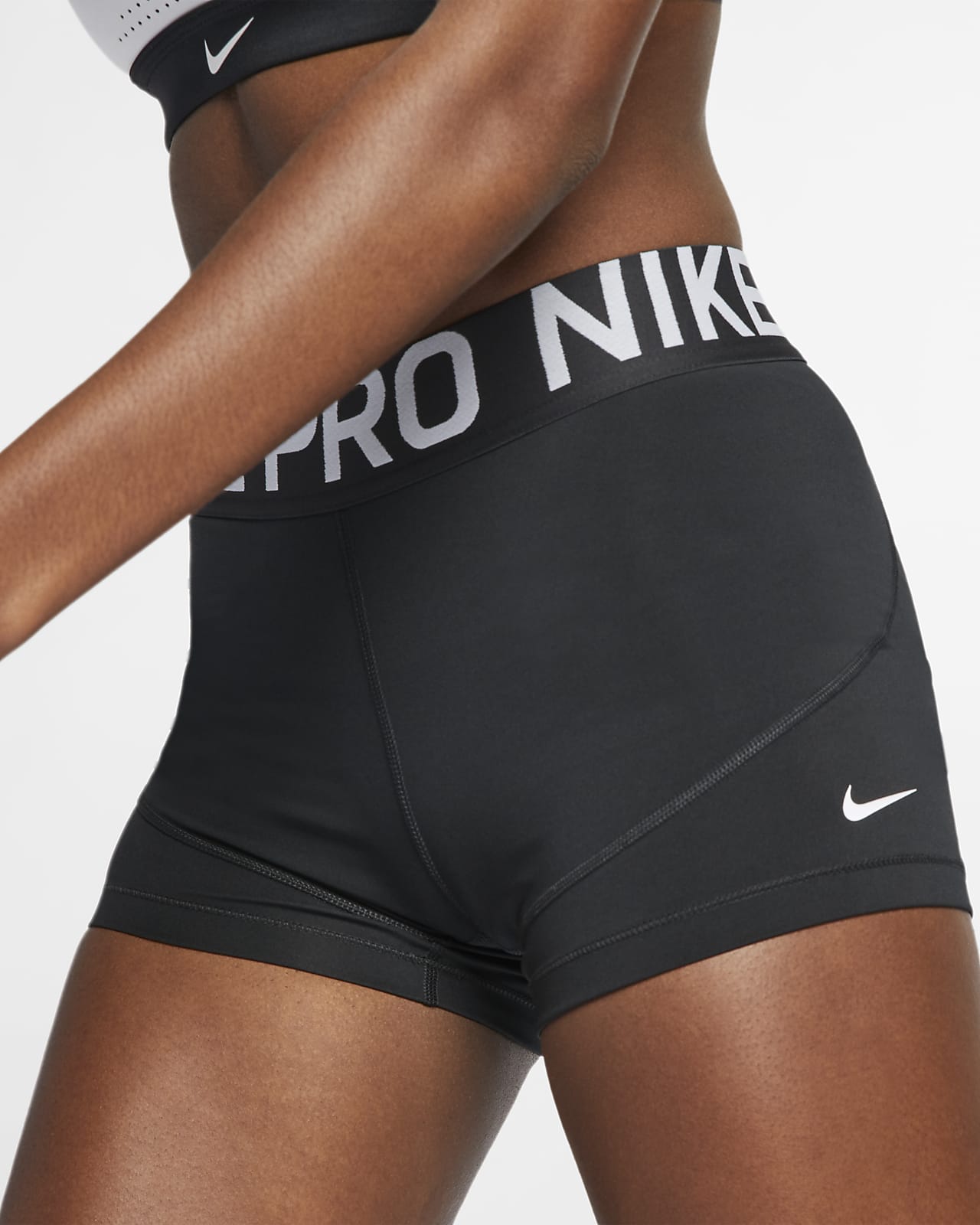 nike pro women's 8cm shorts