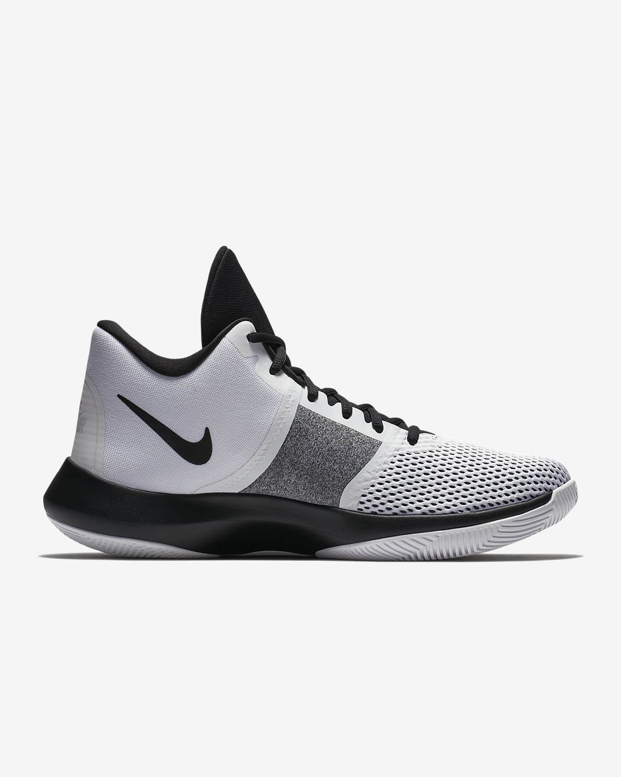 nike basketball shoes white and black