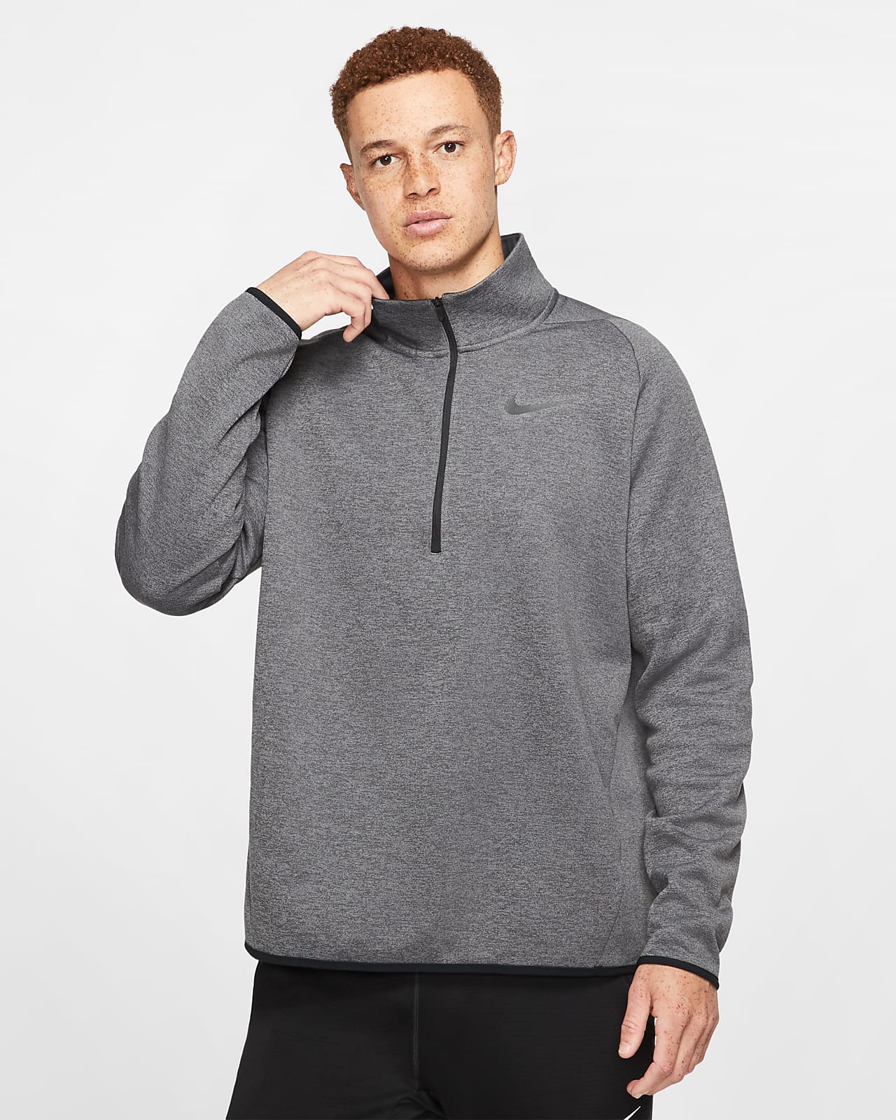 nike quarter zip training top