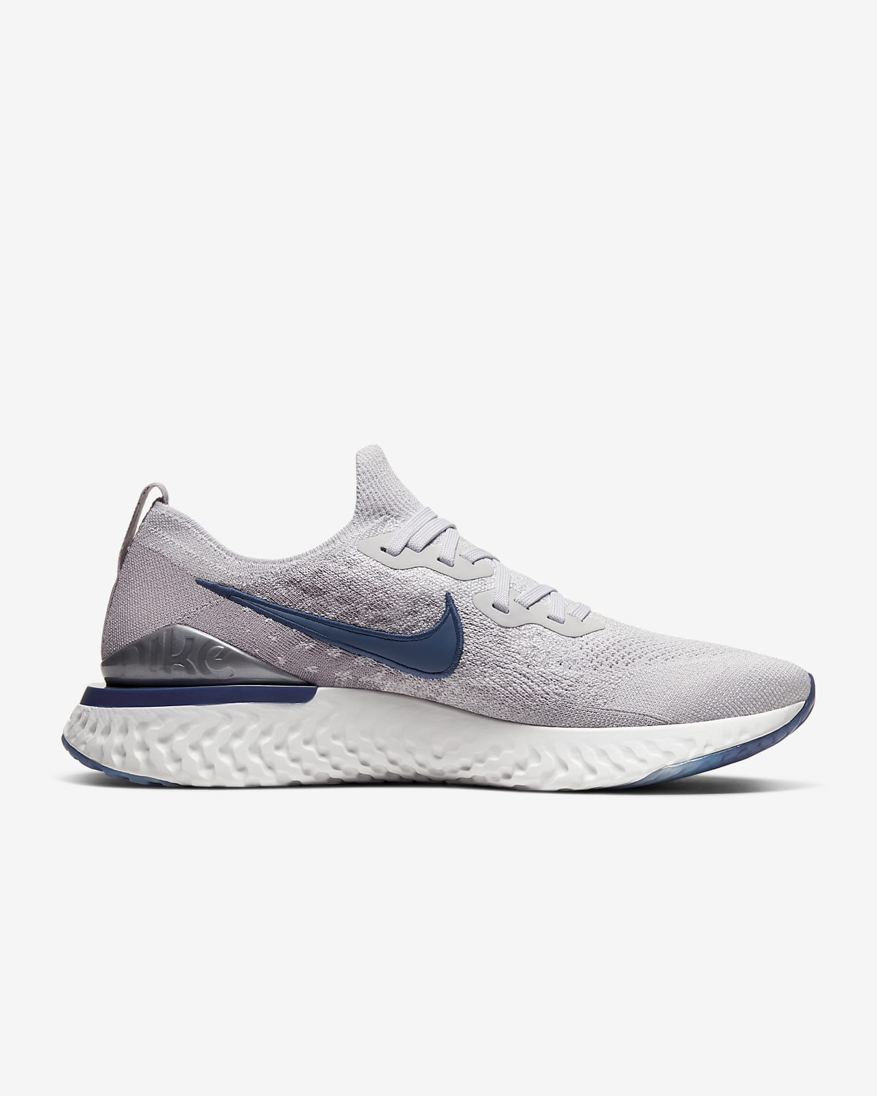 nike epic react flyknit femme argent