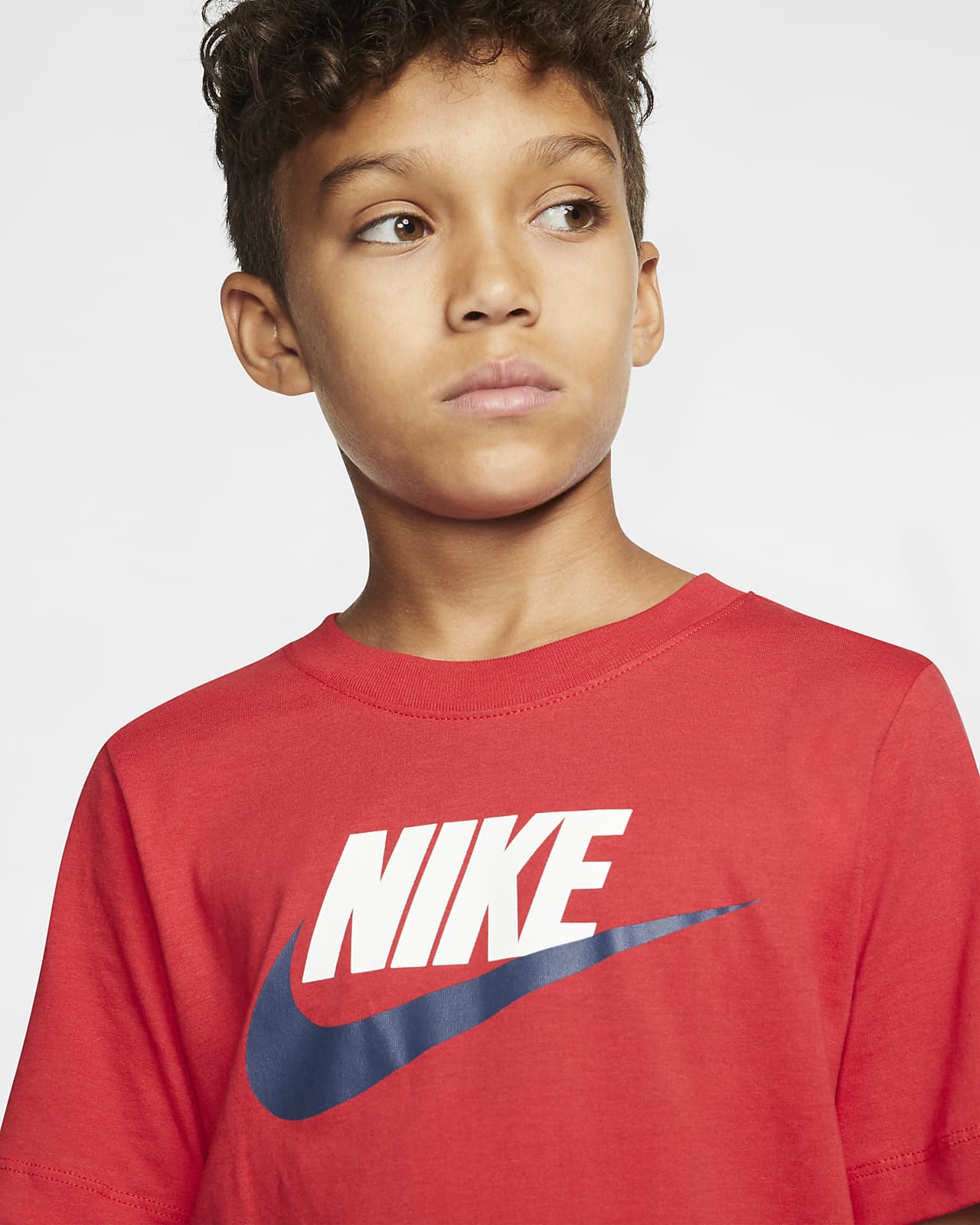 nike crew neck red