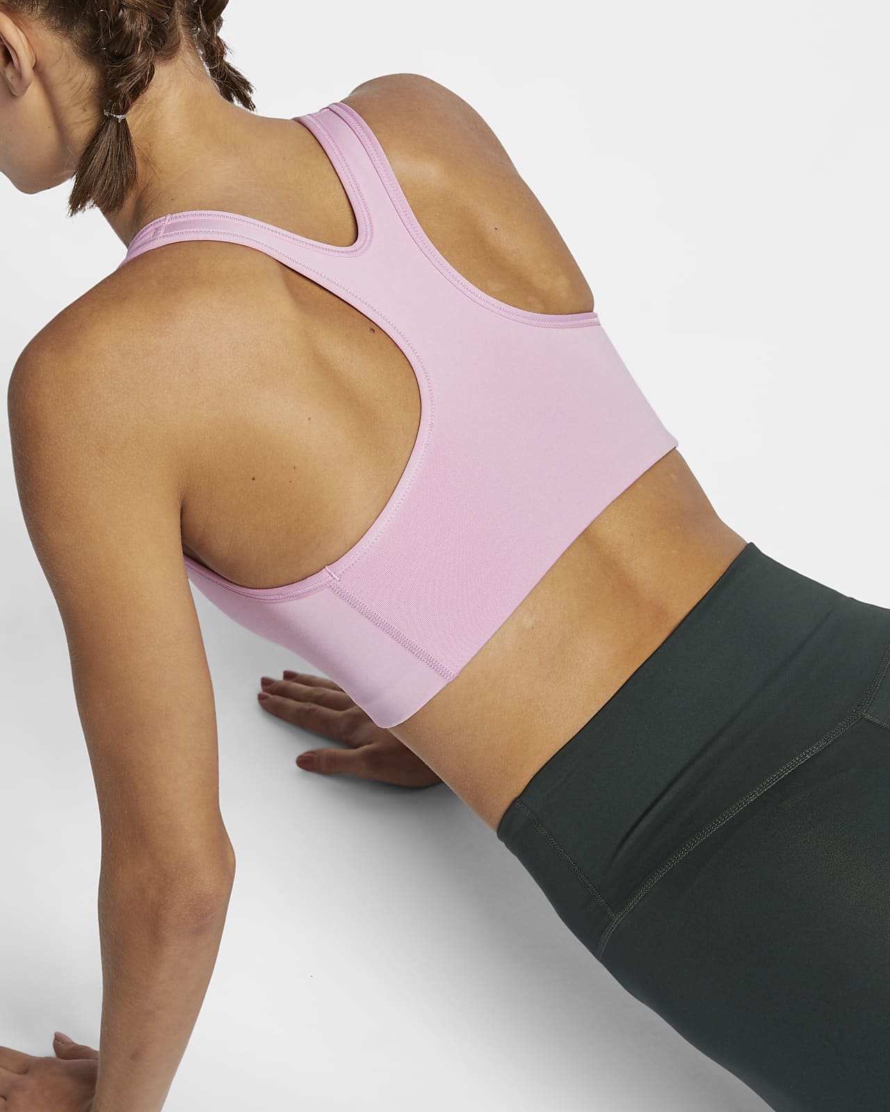 nike women's pro classic swoosh compression sports bra