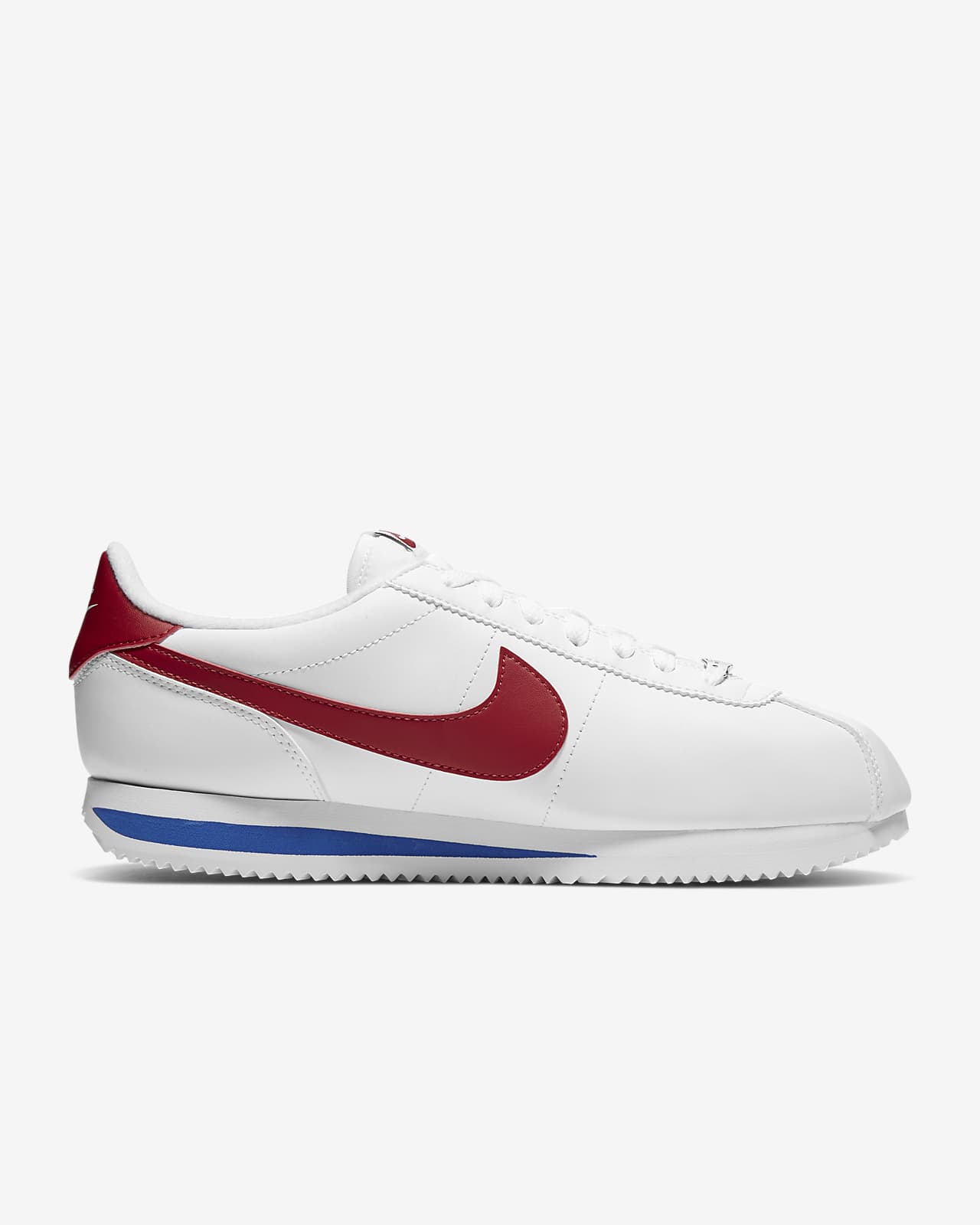 all red leather nike cortez