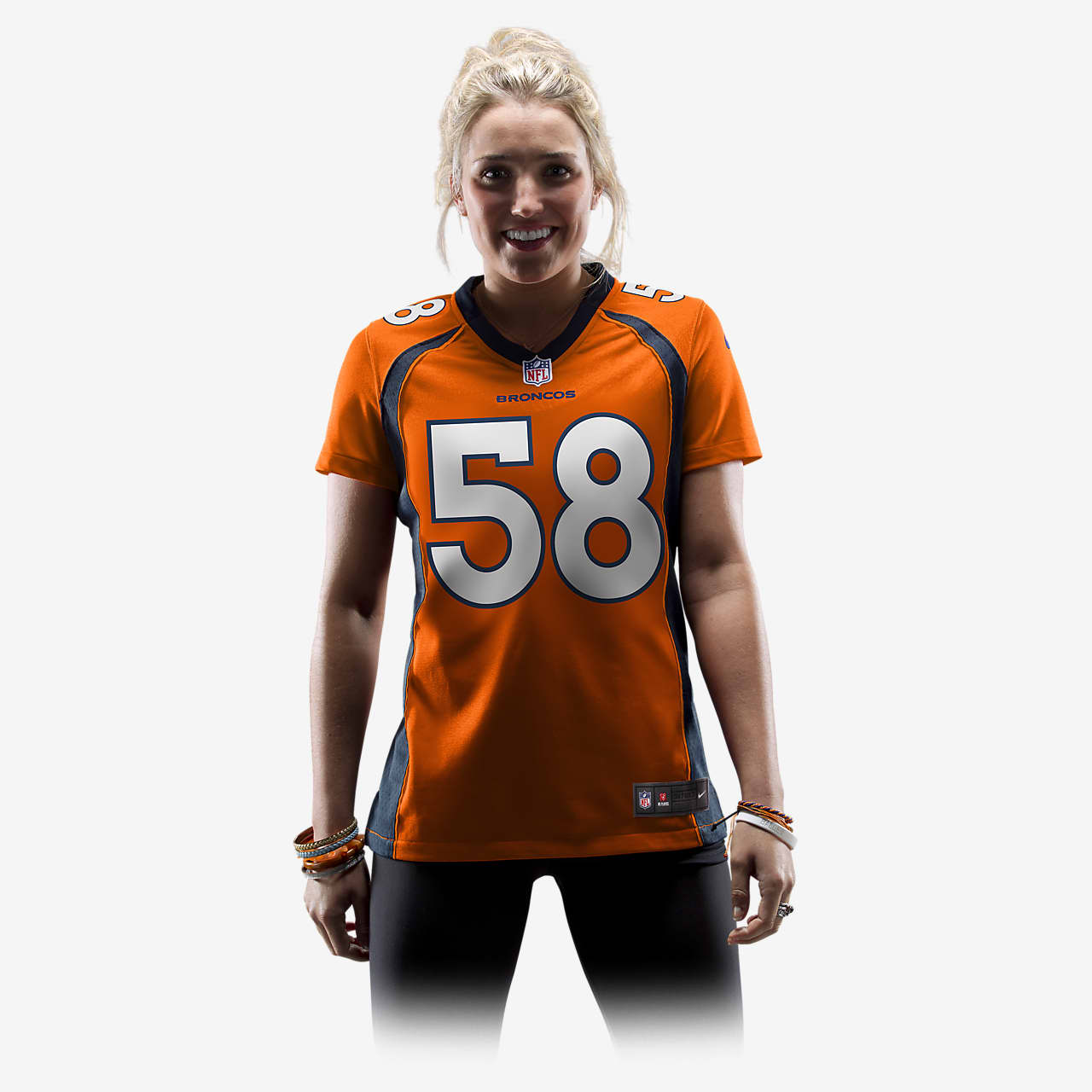 NFL Denver Broncos (Von Miller) Women's Game Football Jersey