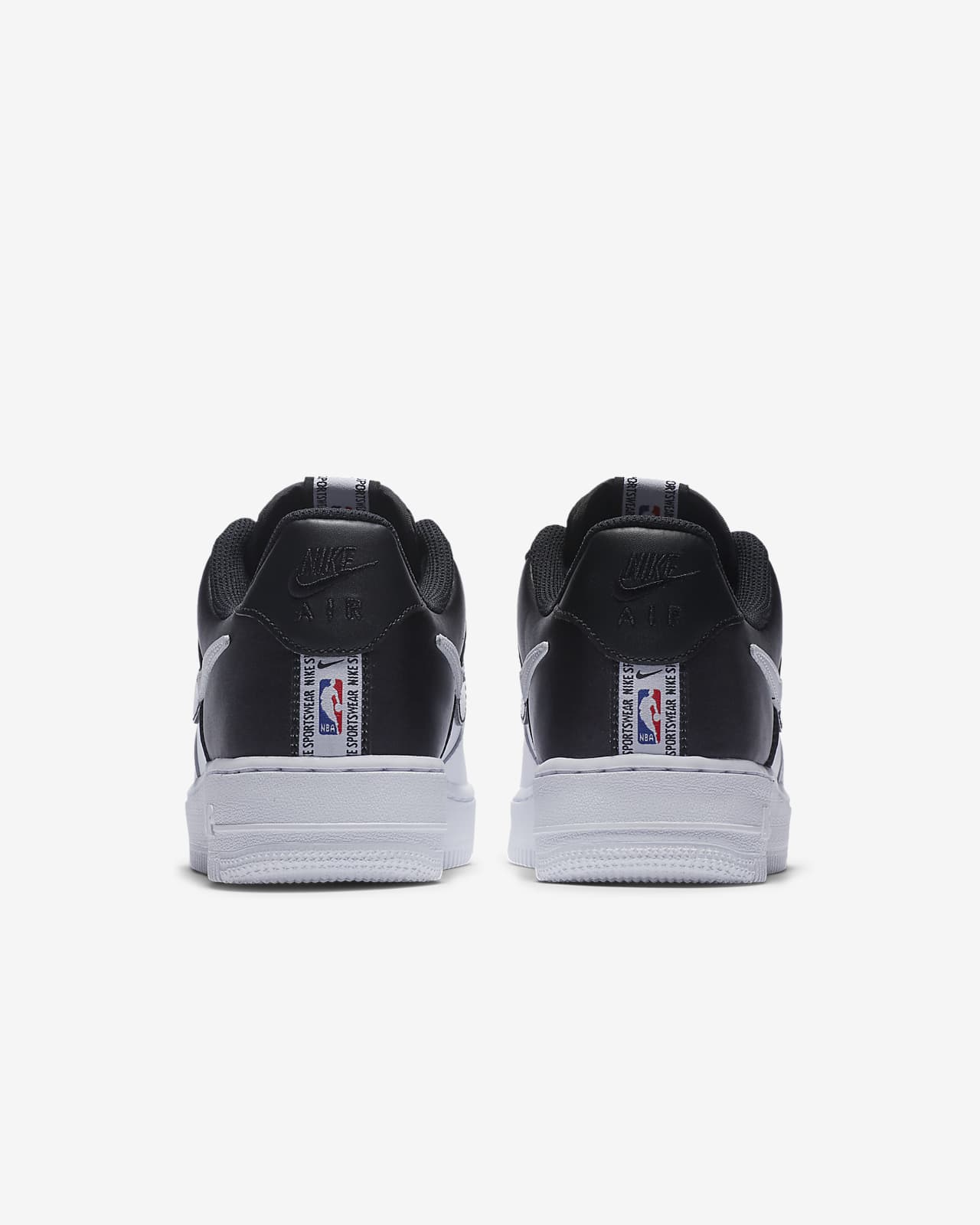 nike air force 1 nba nere