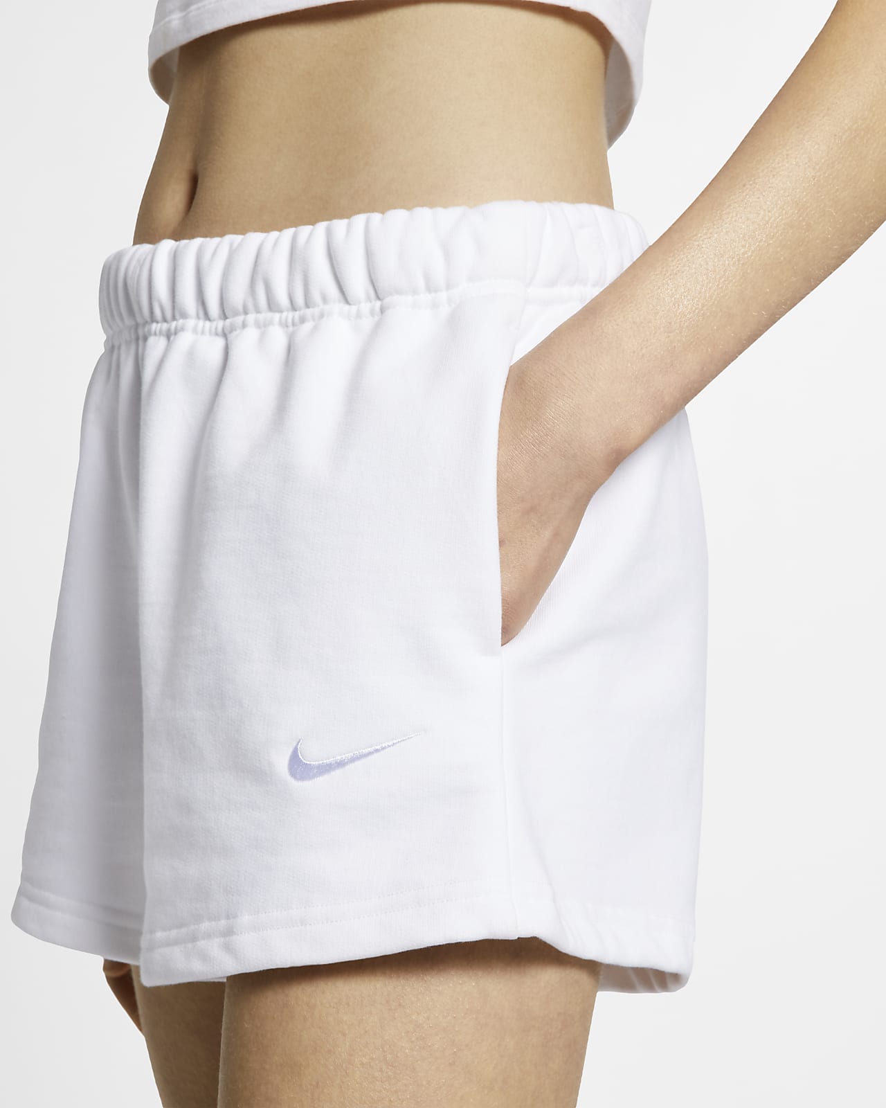womens nike fleece shorts