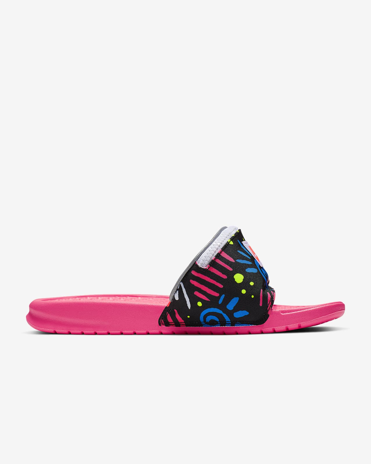 nike benassi slides fanny pack
