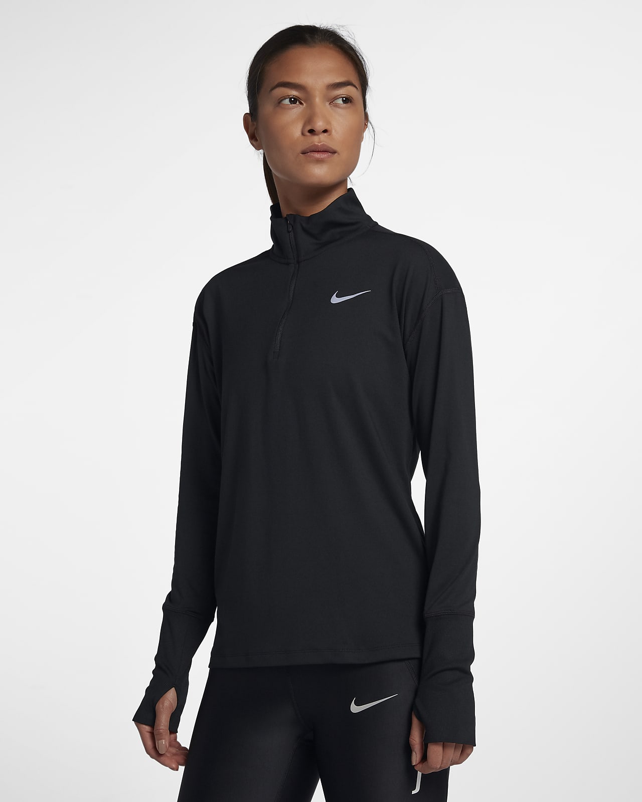 nike running half zip women's