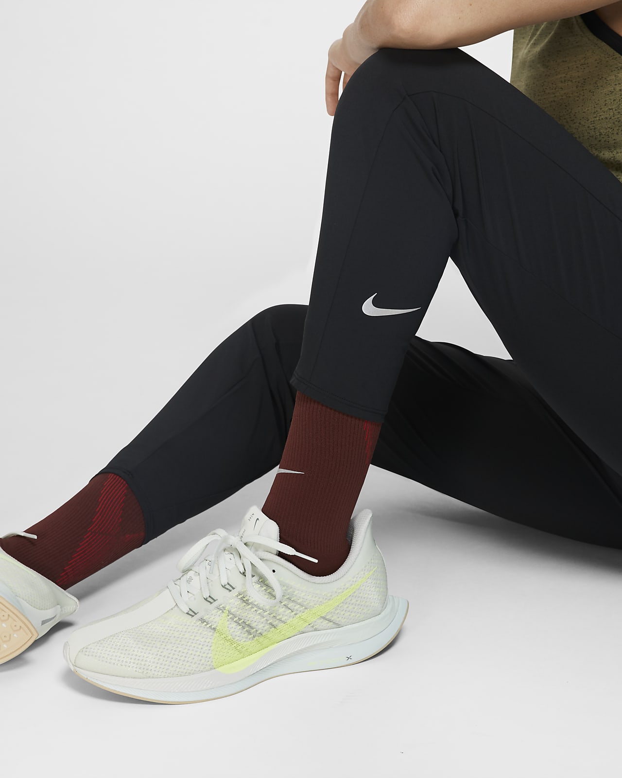 Nike Women's Run Dri-FIT Essential Pants, Running, Training, Lightweight,  Reflective