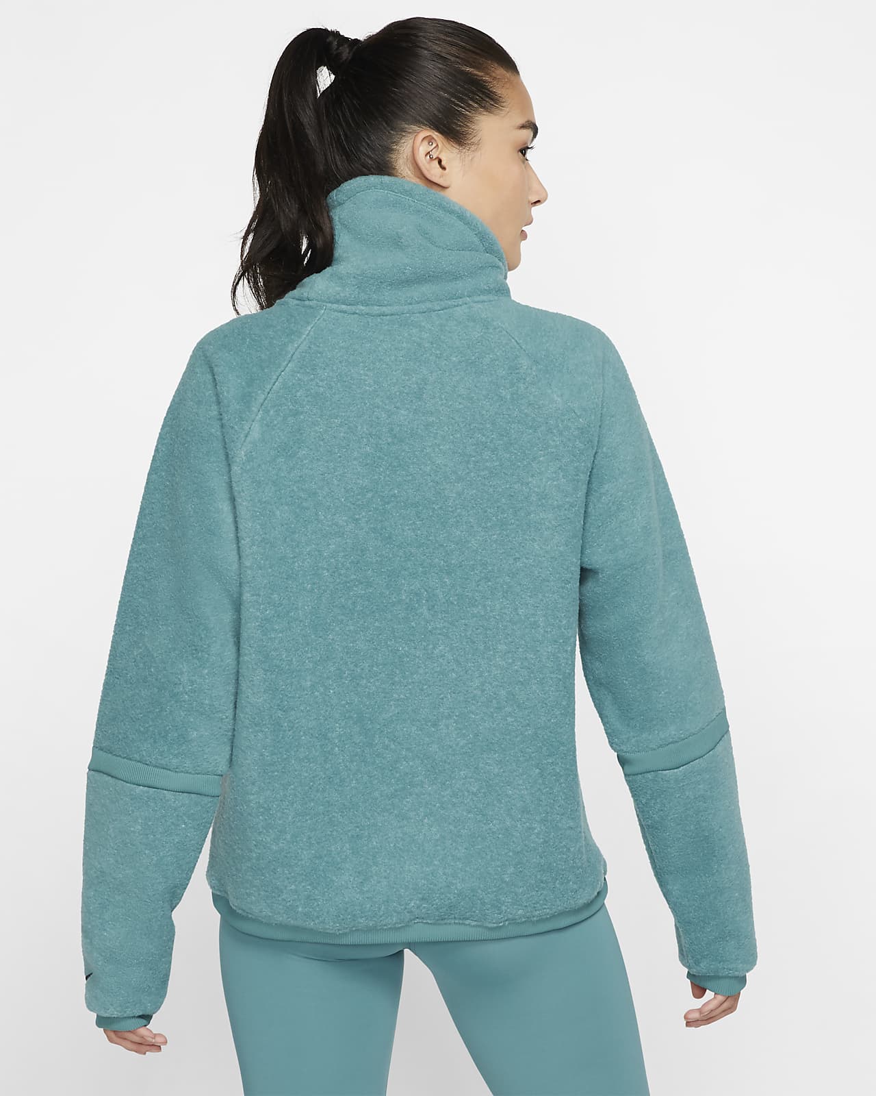 Långärmad träningströja i fleece Nike Therma för kvinnor Långärmad träningströja i fleece Nike Therma för kvinnor