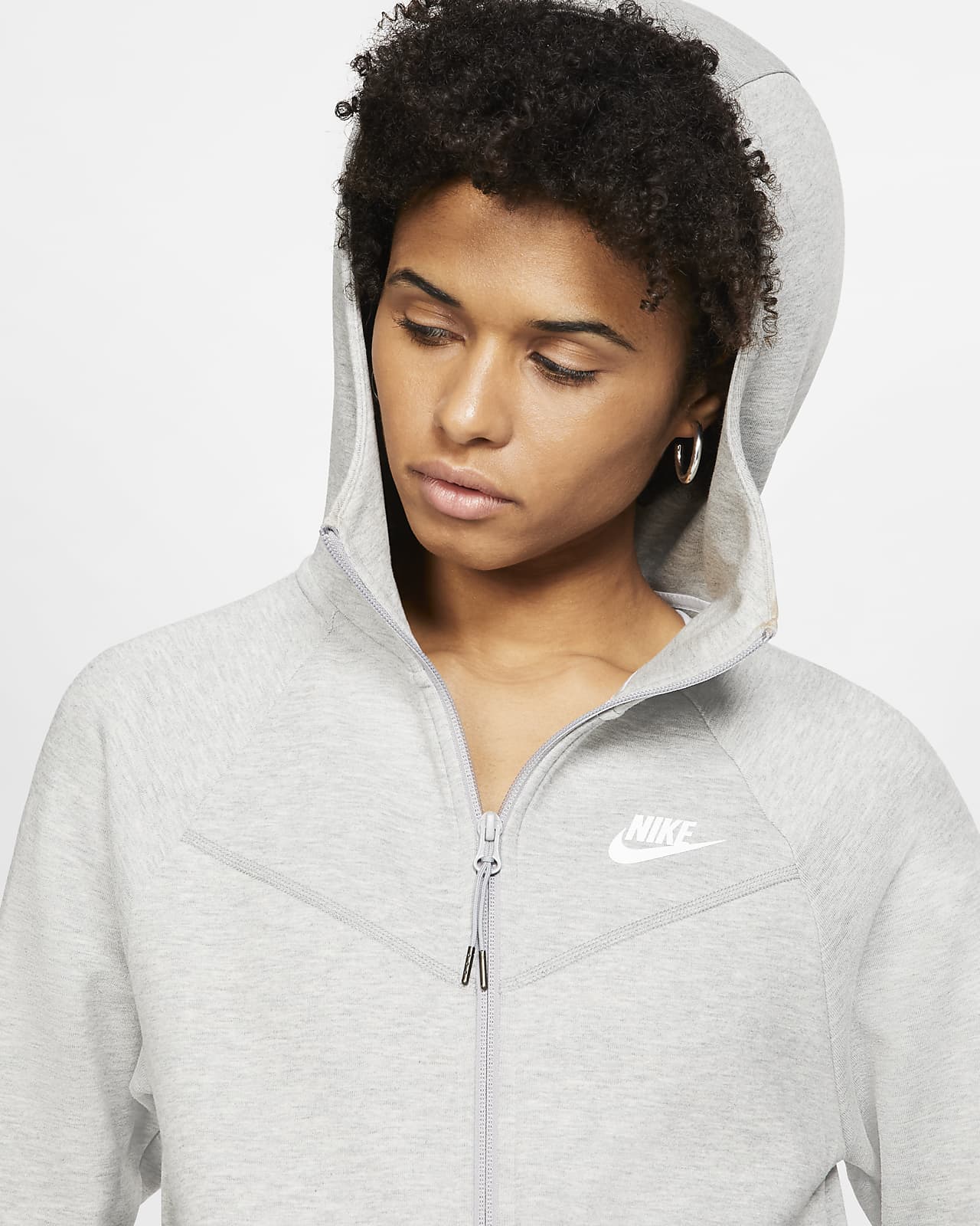 Nike Sportswear Tech Fleece Windrunner Damen-Hoodie Mit Durchgehendem ...