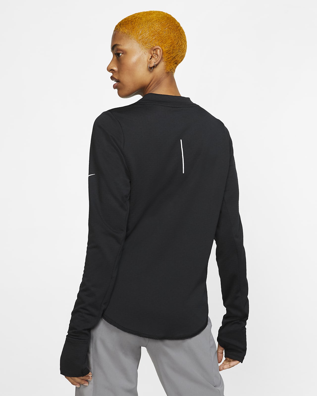 nike therma sphere element long sleeve running top