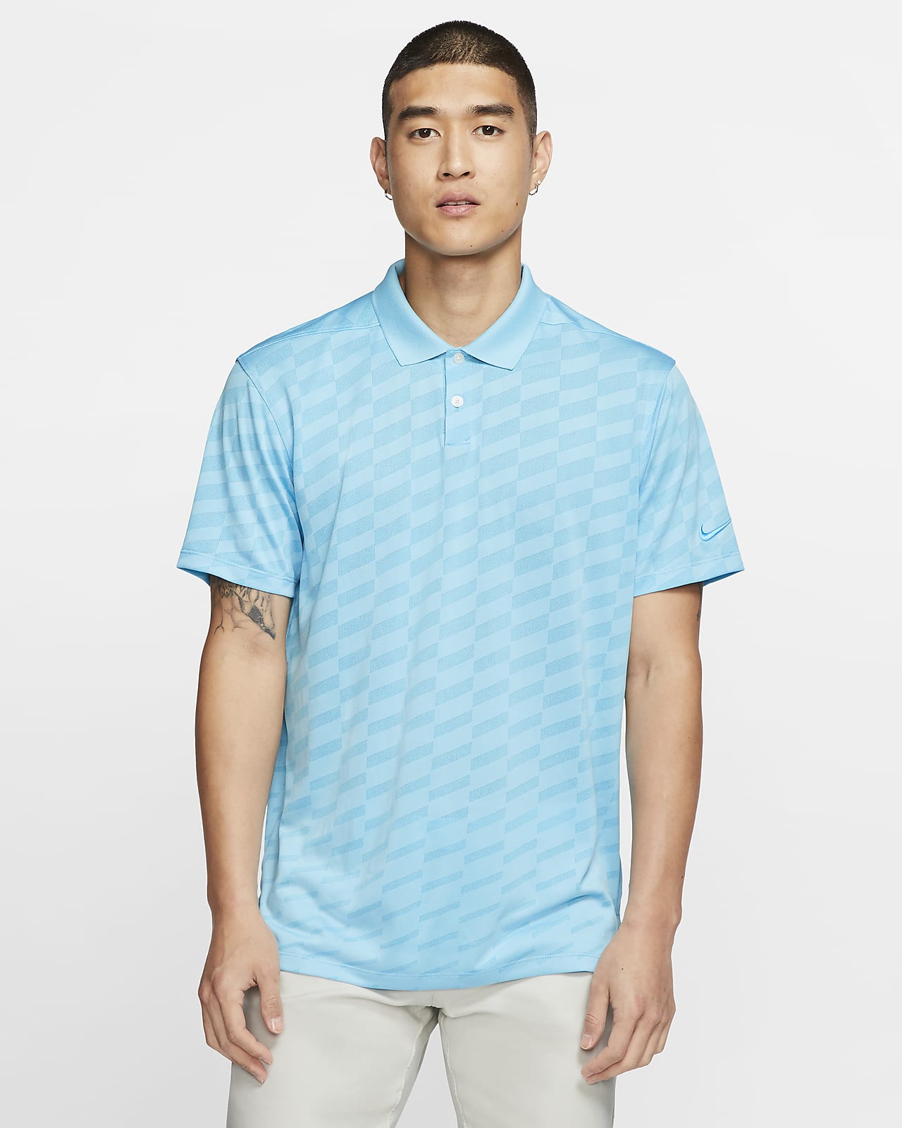 nike fitted golf shirts