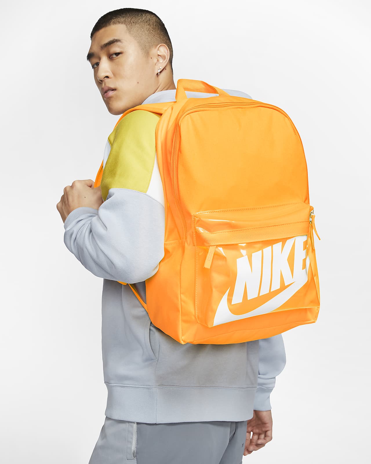 nike heritage backpack yellow