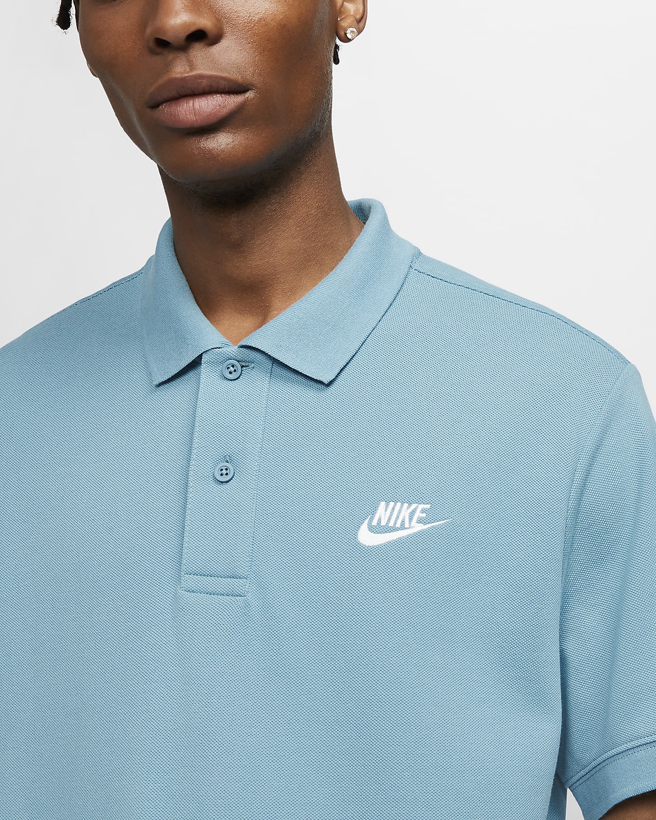 polo nike bleu