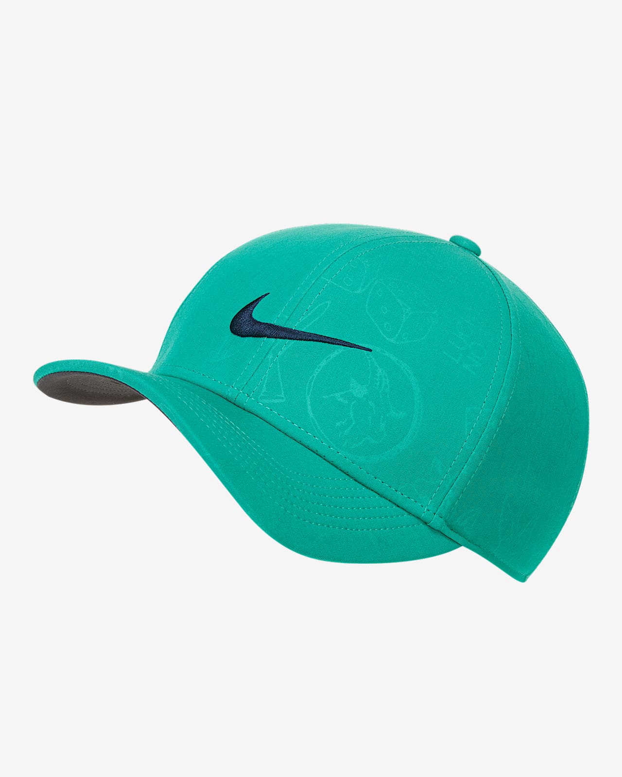 turquoise cap