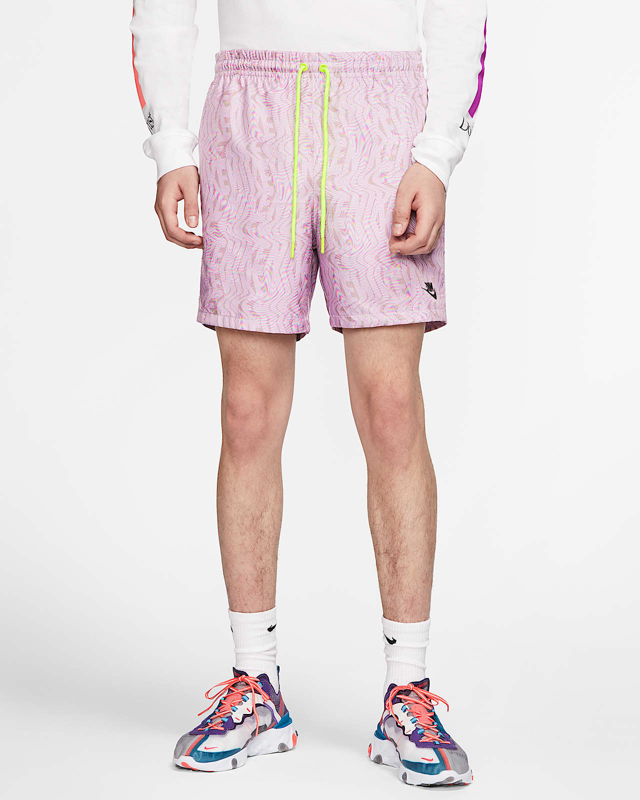 pink nike shorts mens