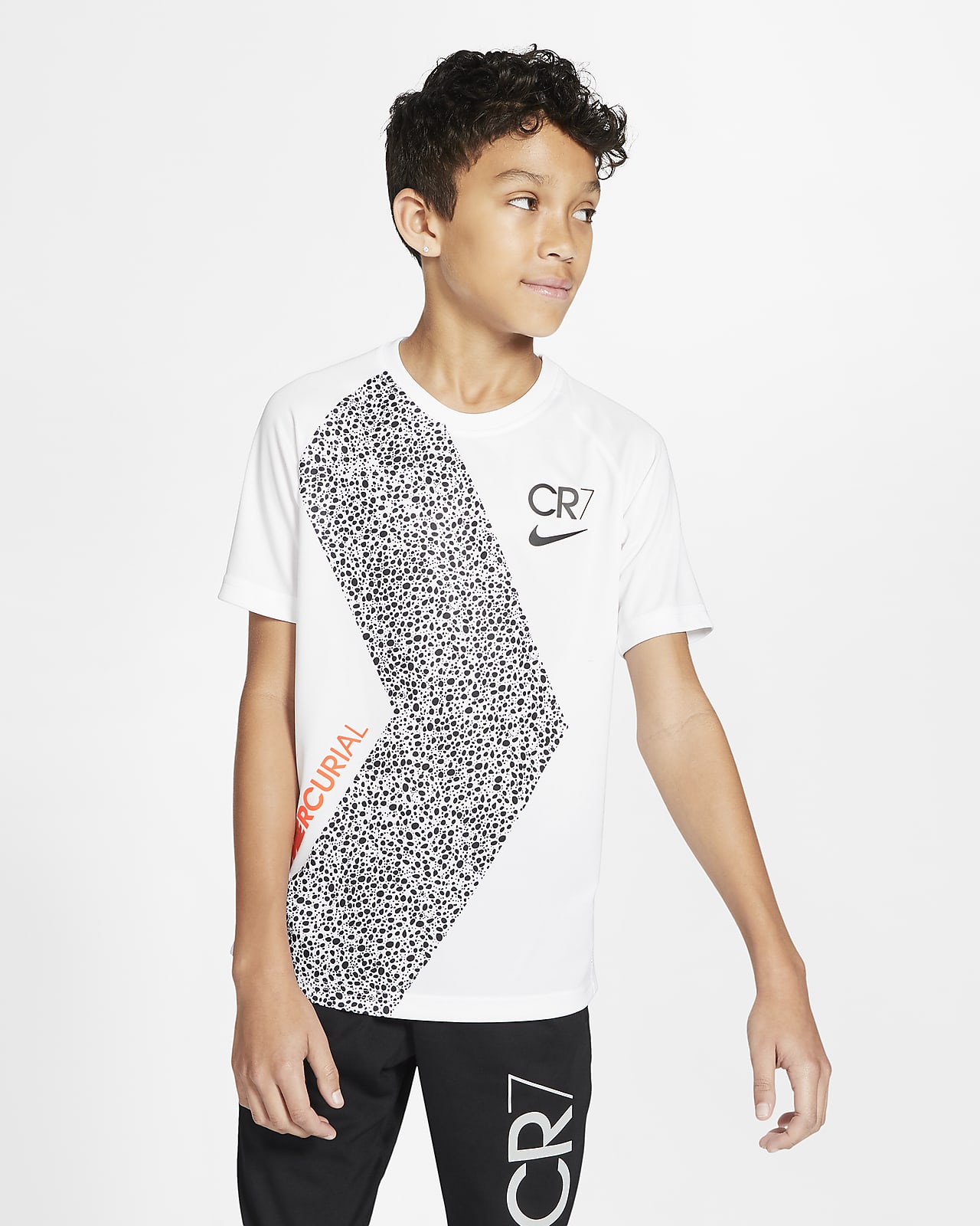 Nike Dri-FIT CR7 Big Kids' Short-Sleeve 