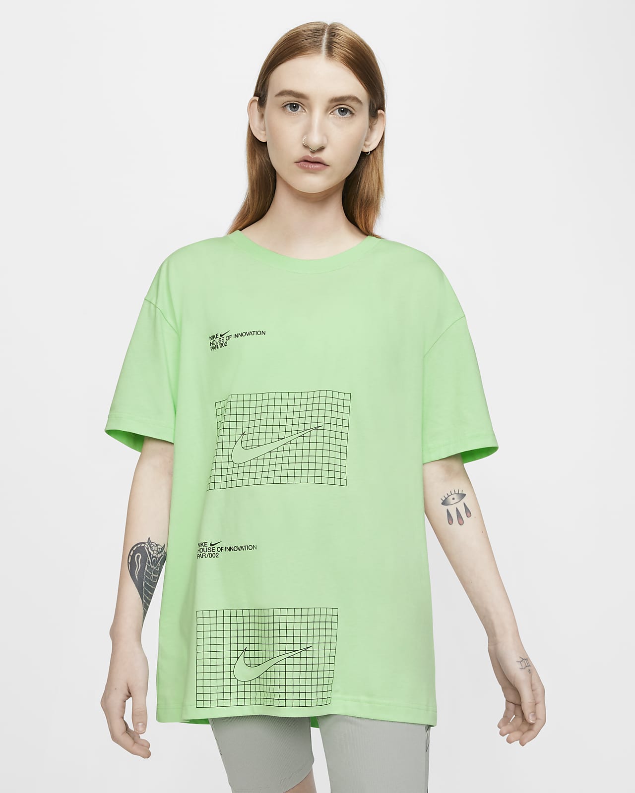 green nike shirt women's