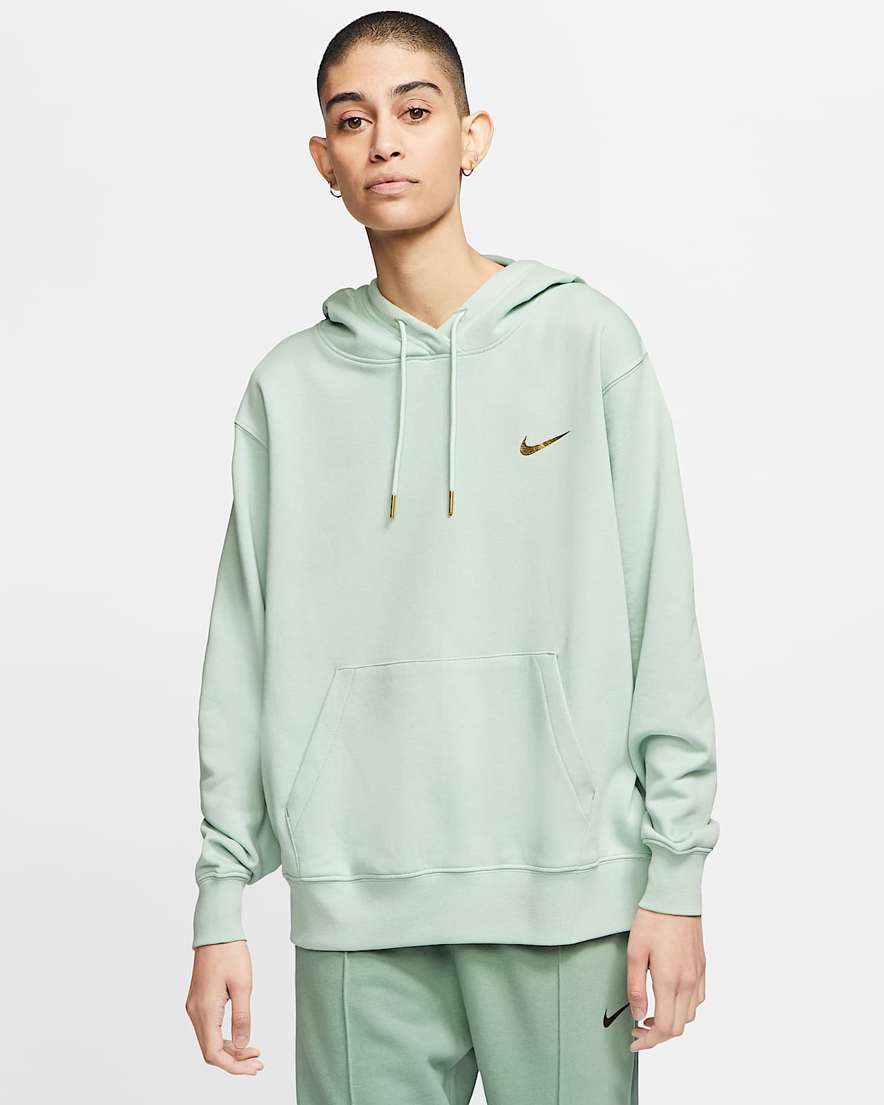 nike colour block overhead hoodie