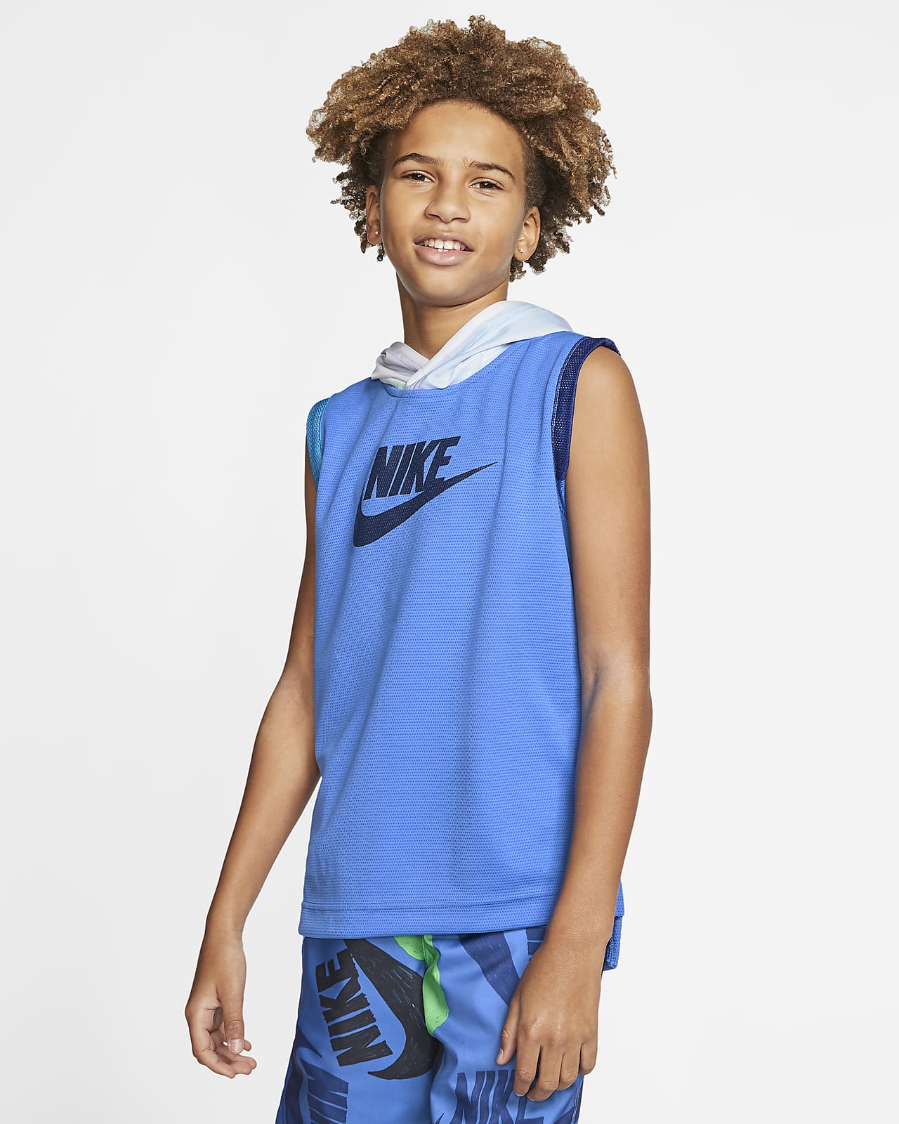 nike boys sleeveless shirt