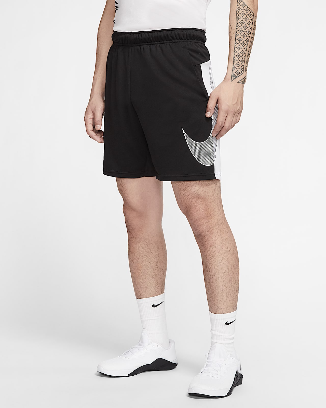 nike shorts above the knee