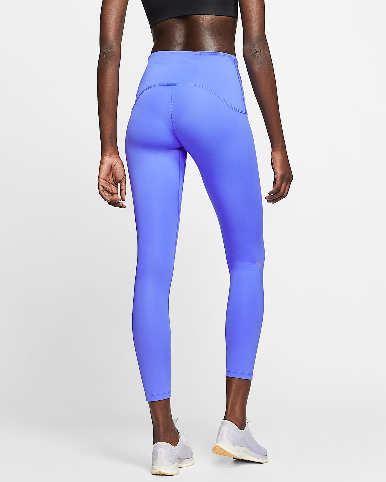 nike running tights blue