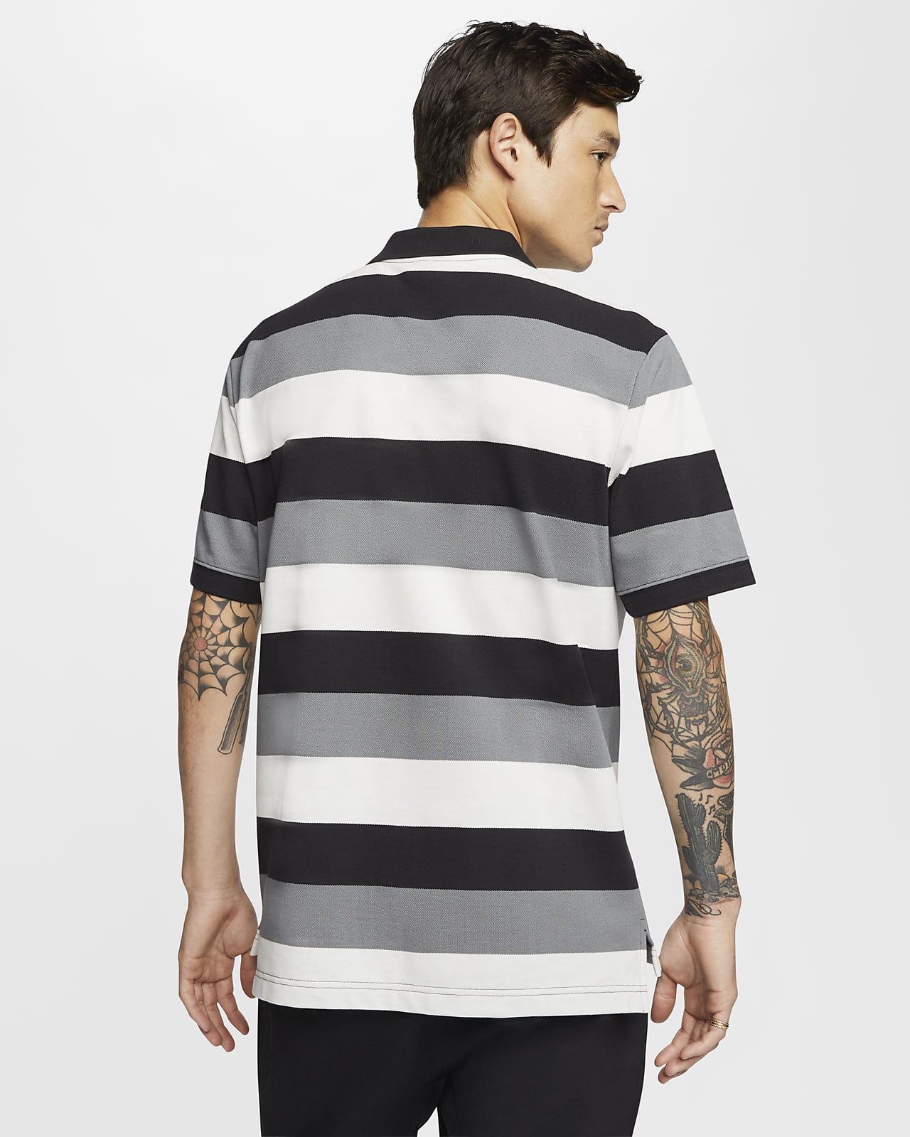 mens striped polo