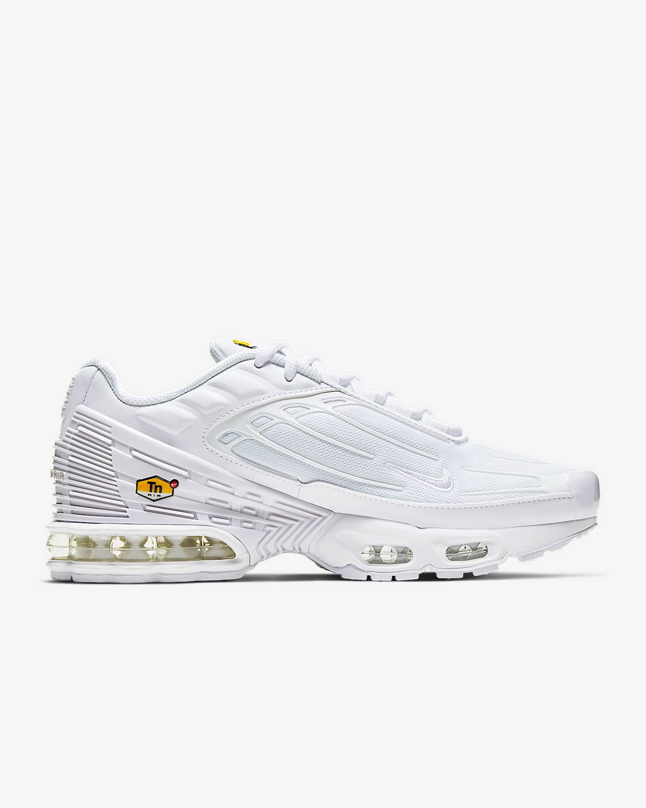nike tuned 3 all white