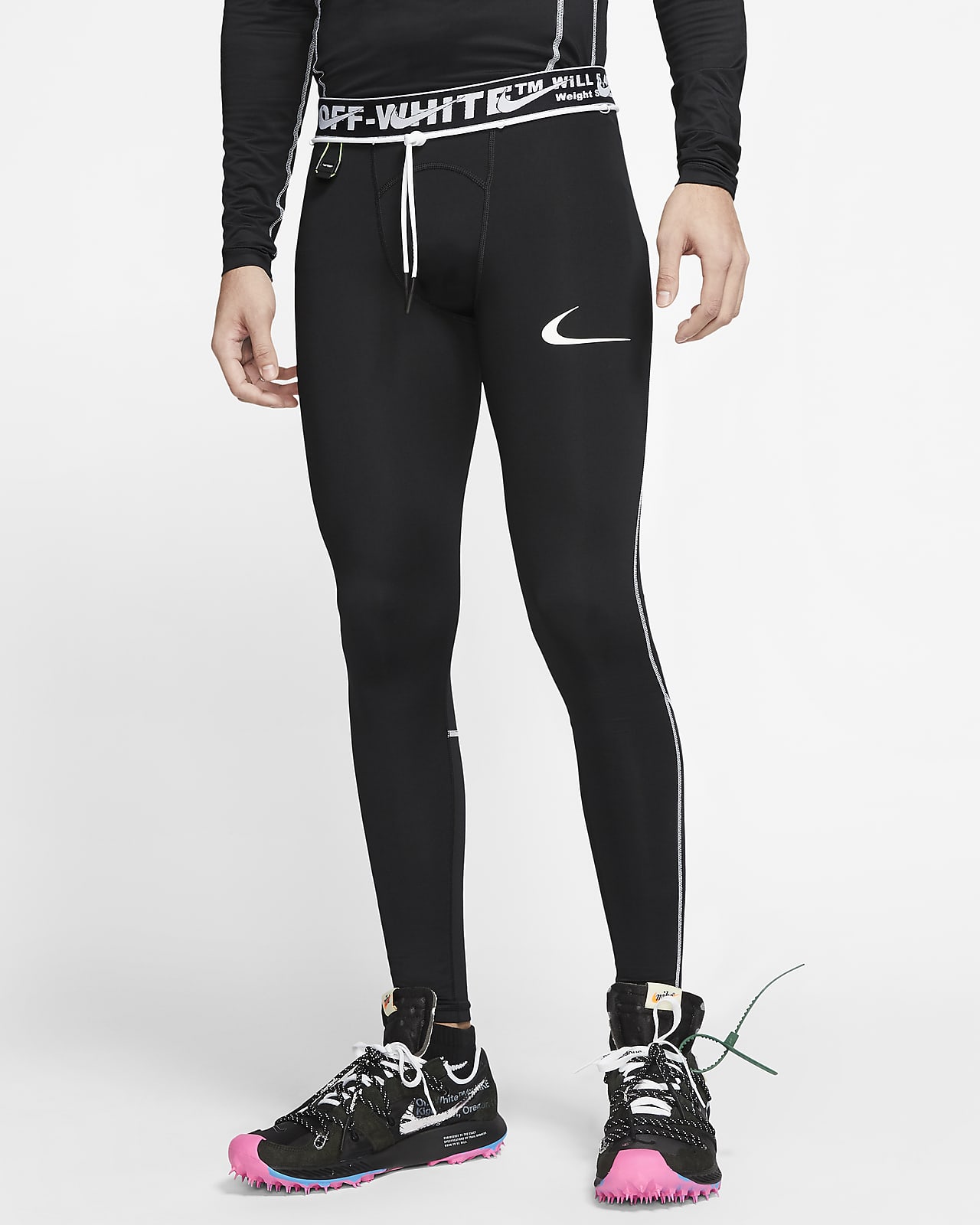 nike x off white running tights