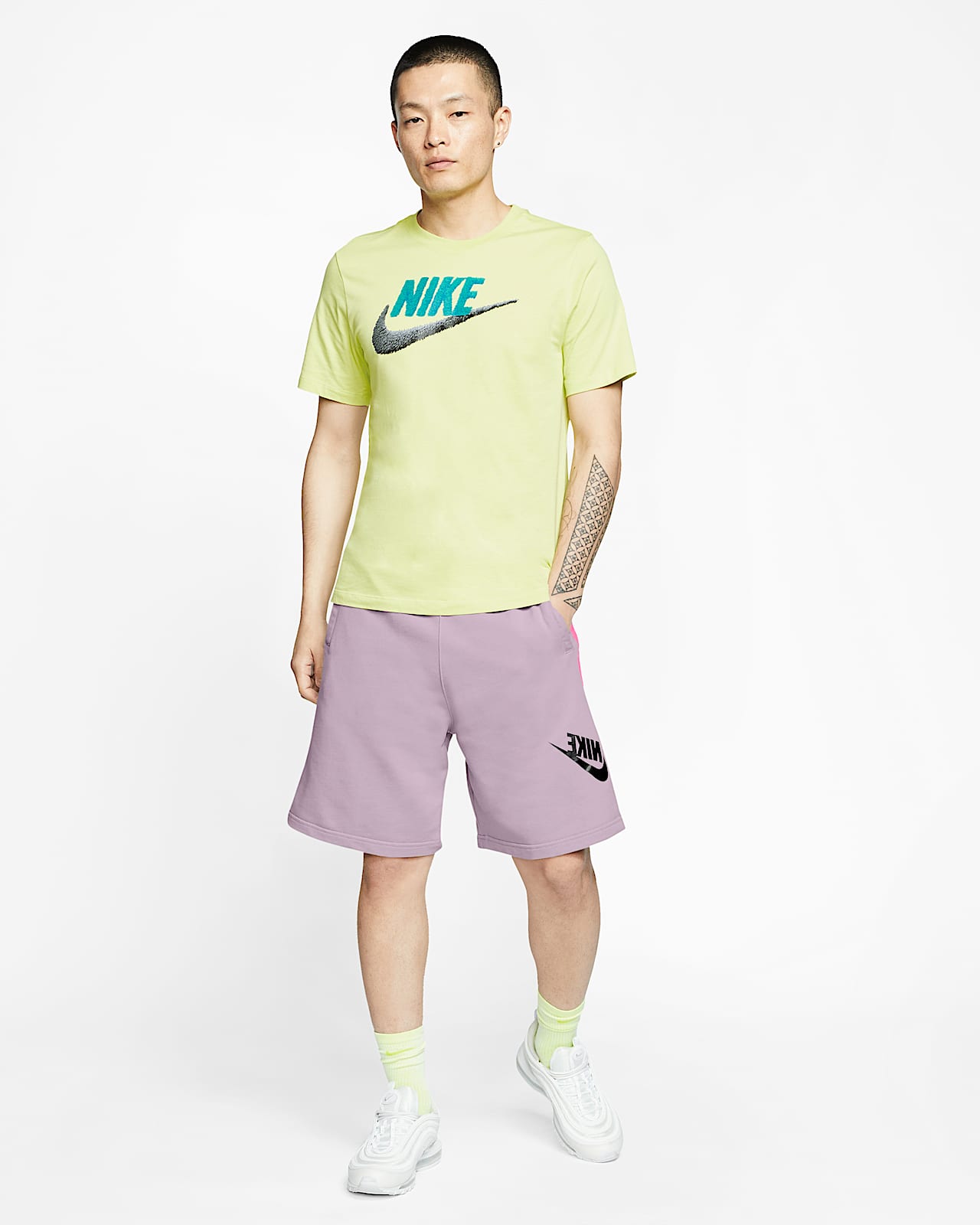 french terry shorts nike