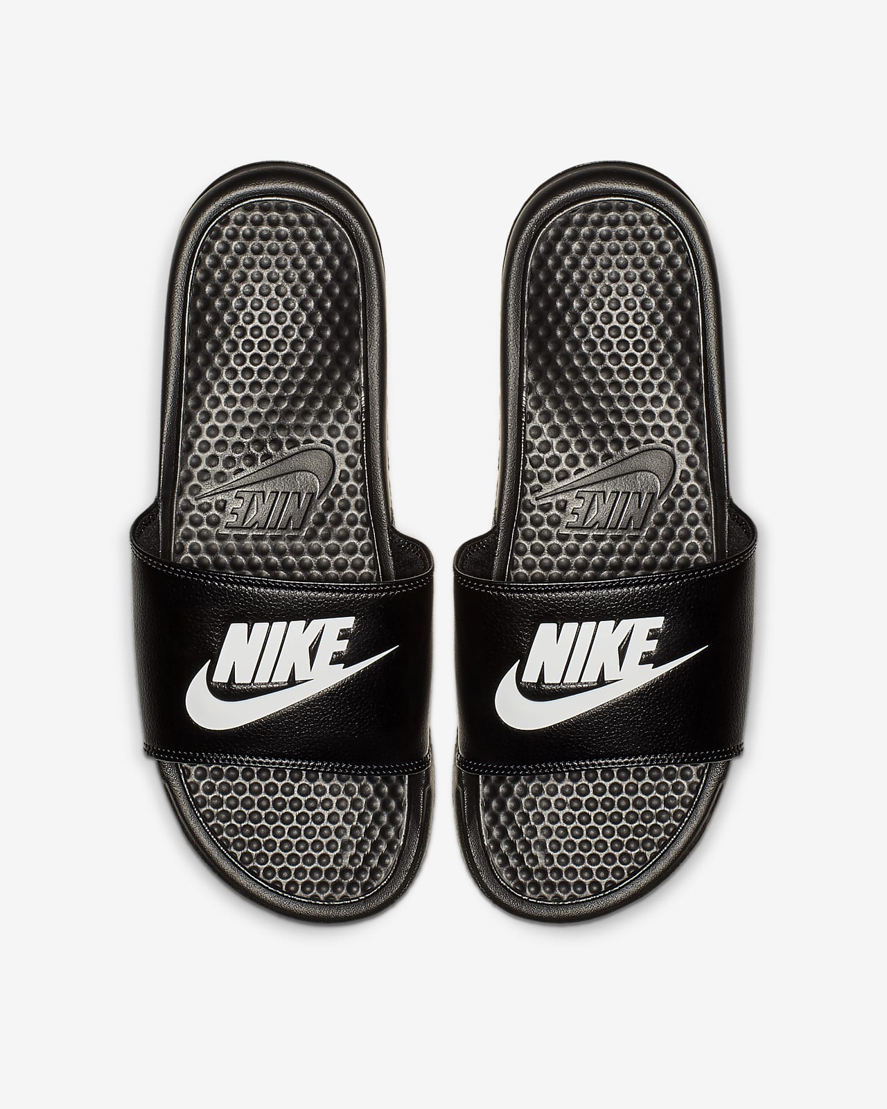 nike slides with strap in the back