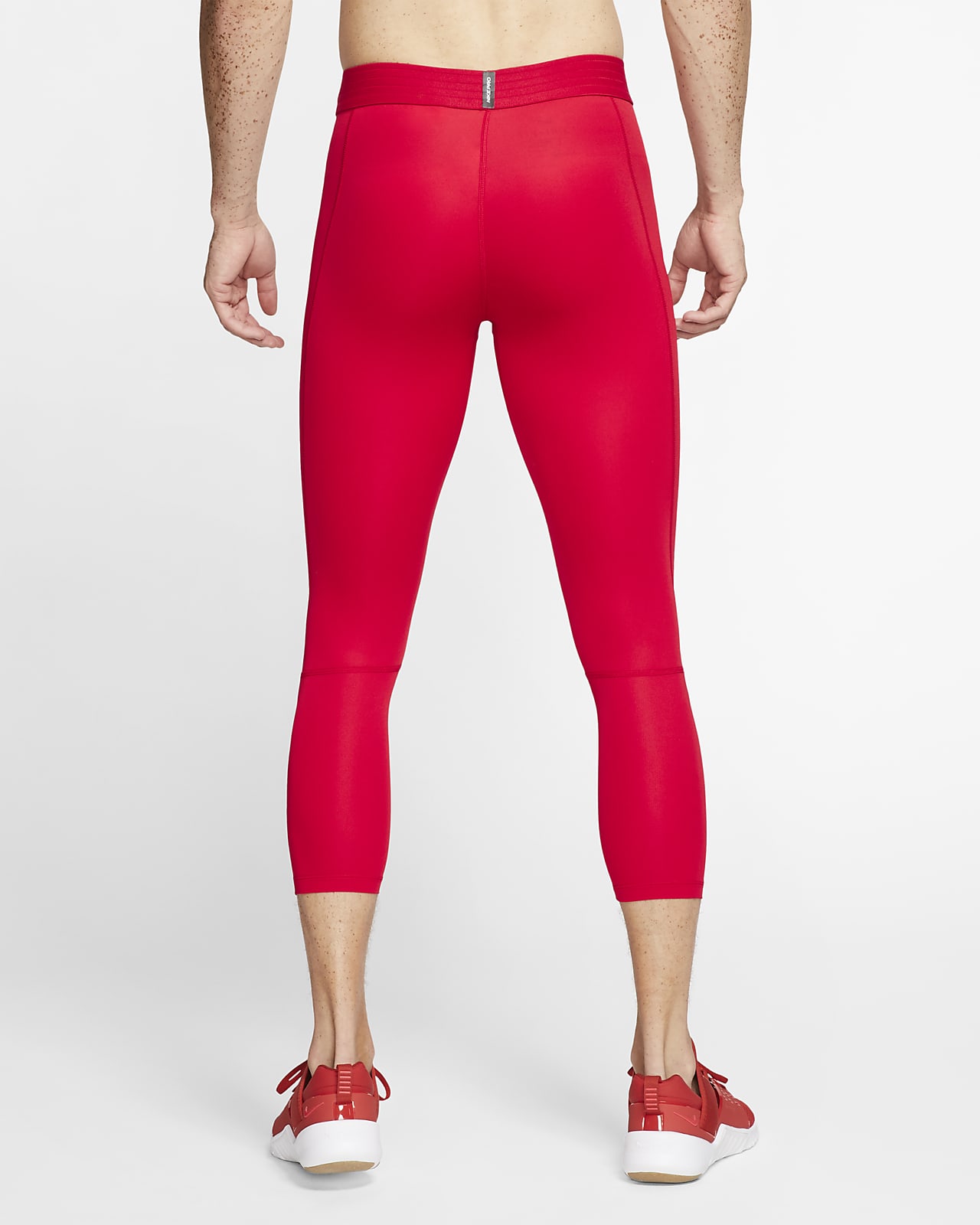 red workout leggings nike
