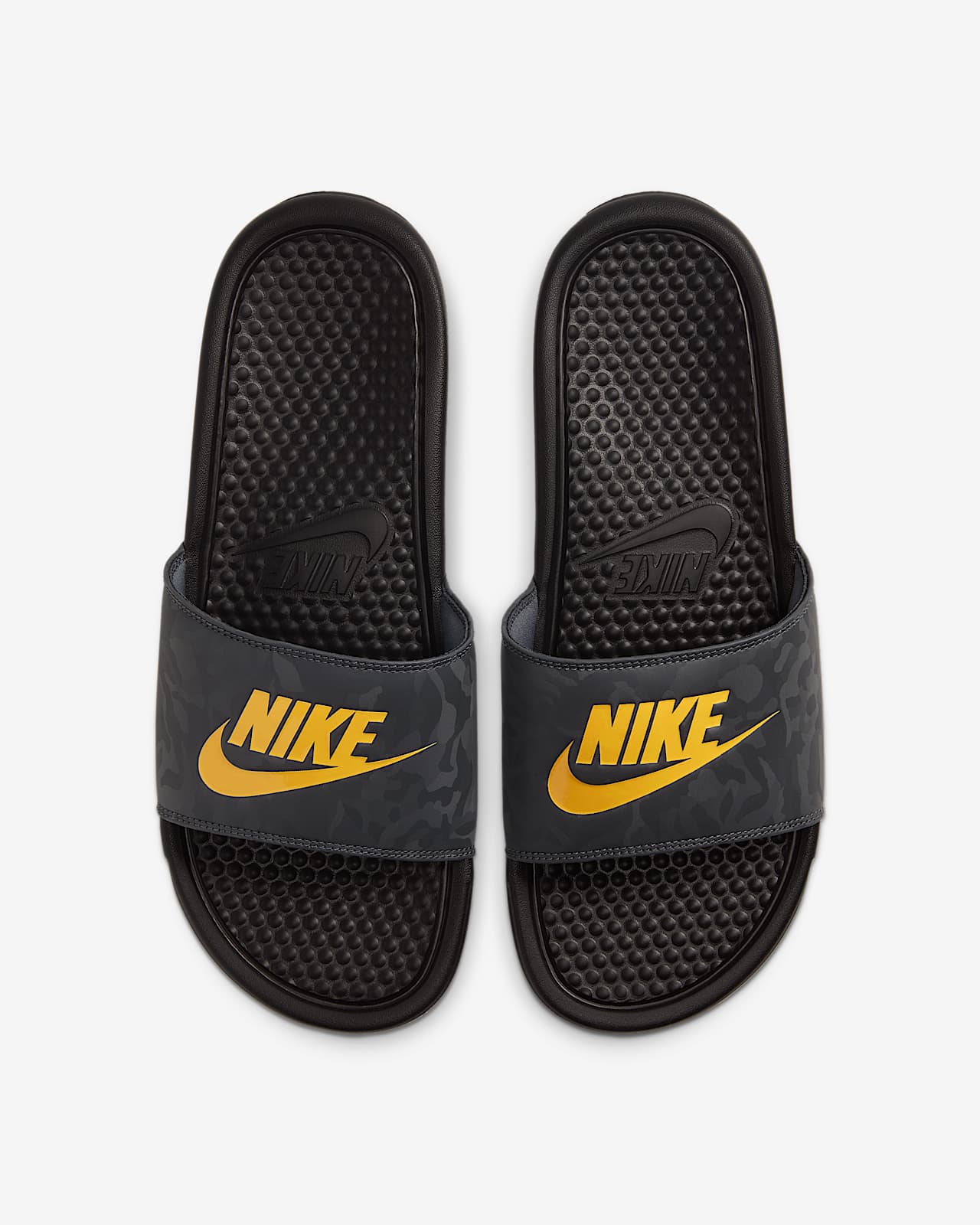 nike men's memory foam slides