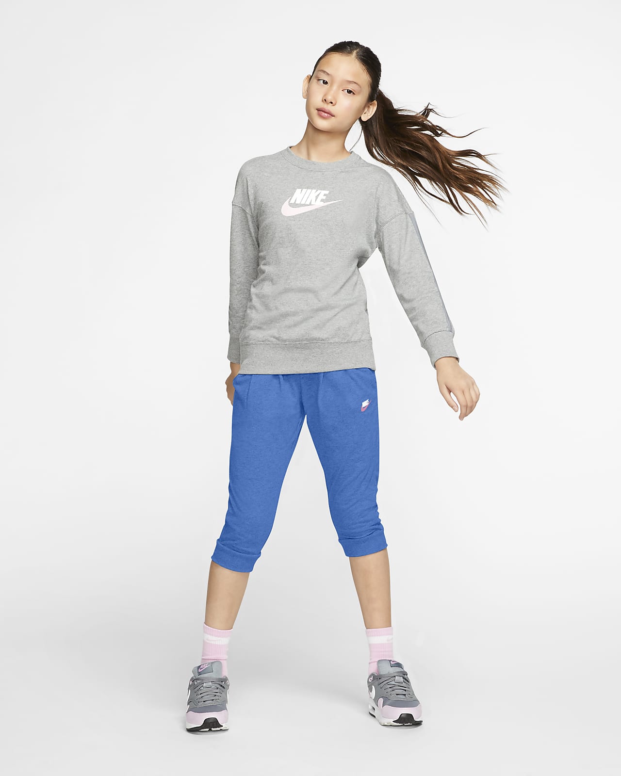 girls nike capris