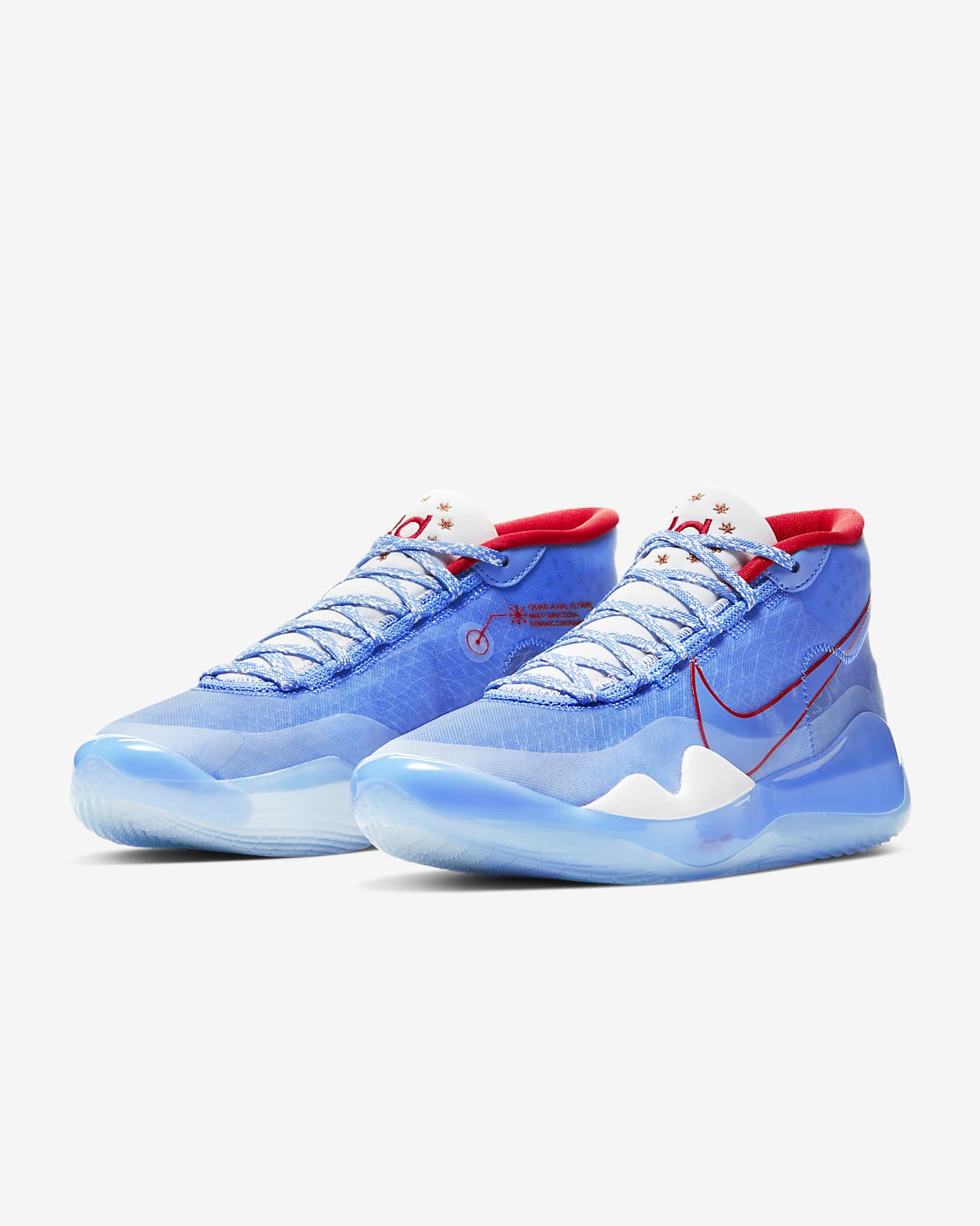 nike zoom kd12 basketball shoes blue