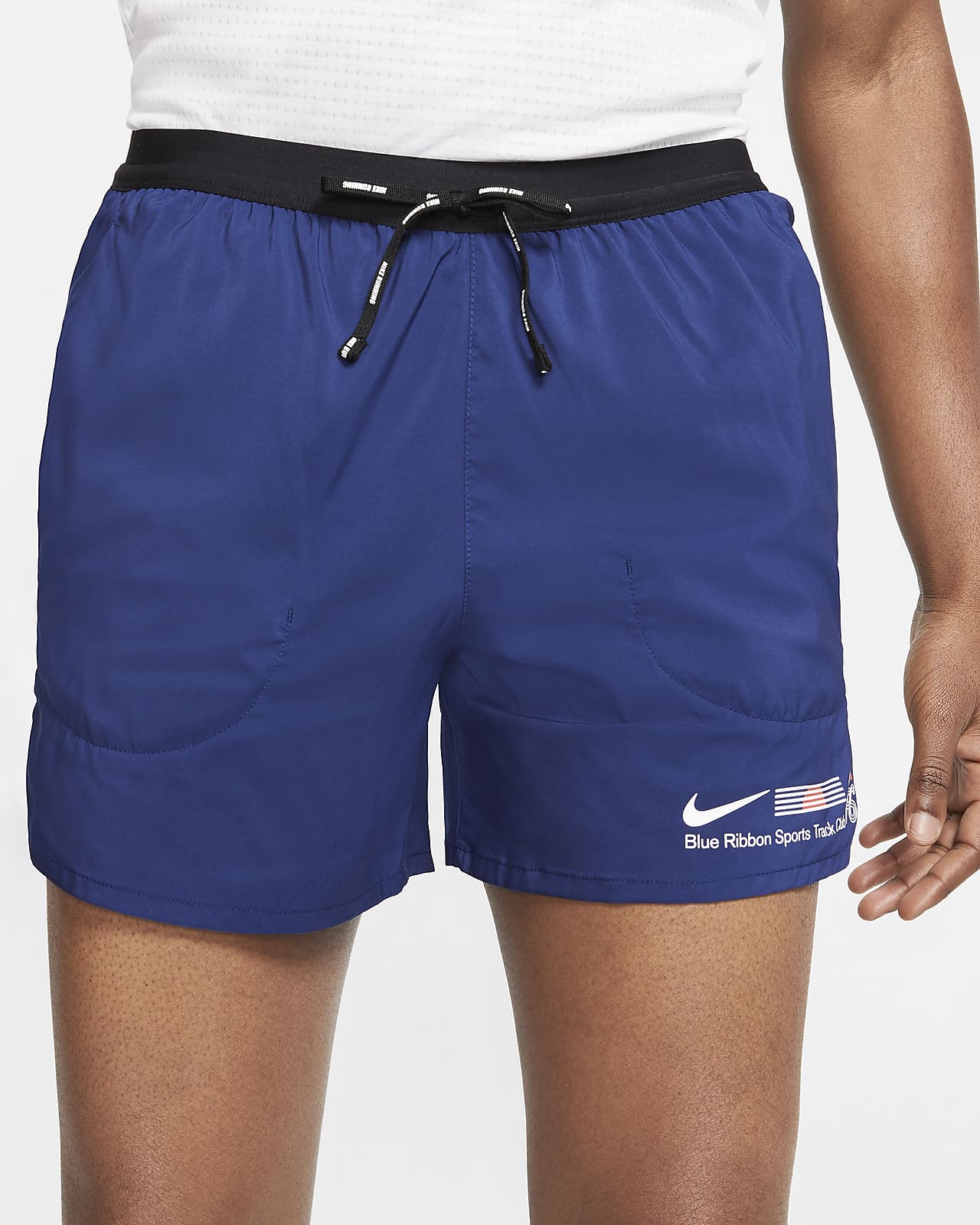 nike blue running shorts