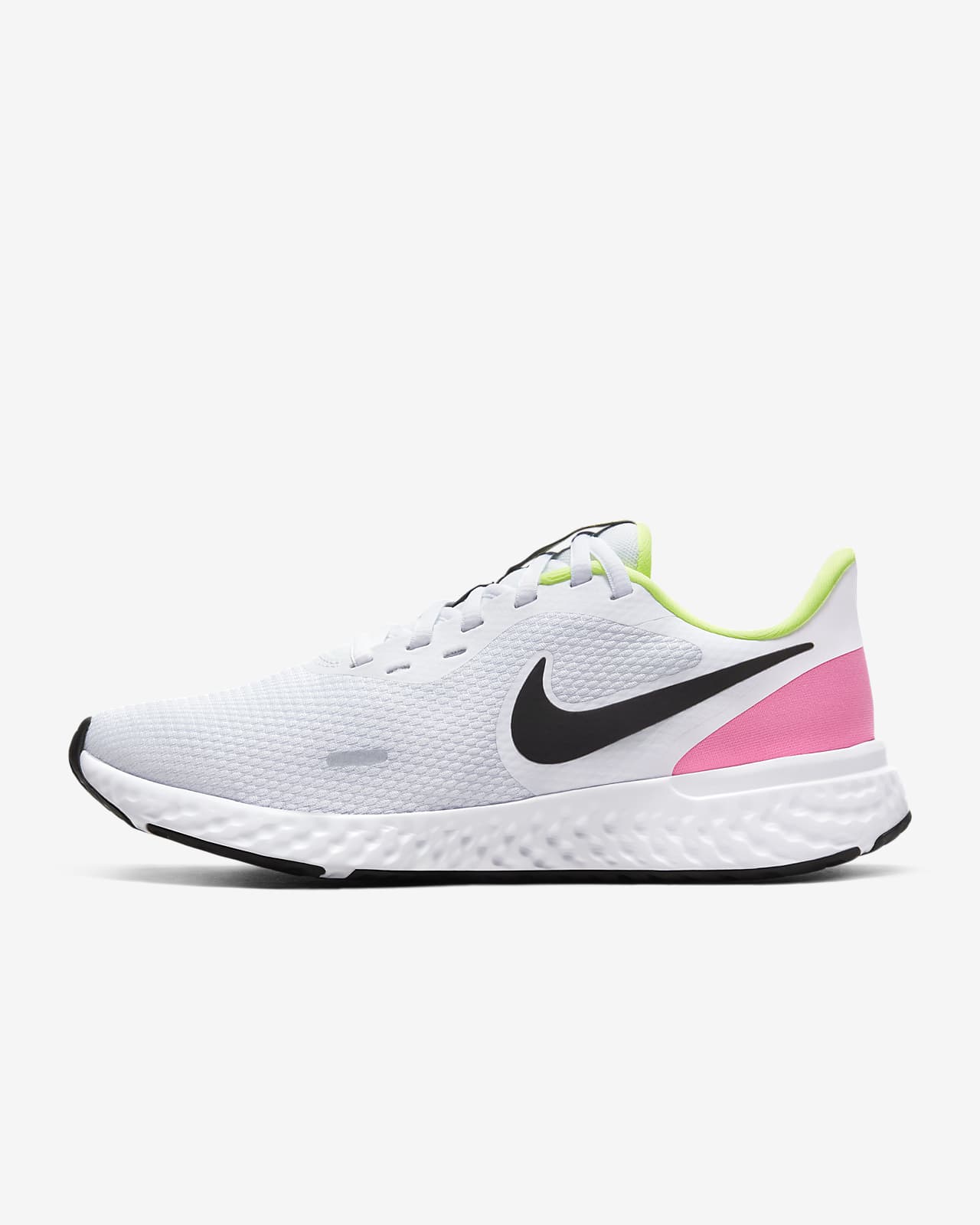 nike neon pink running shoes
