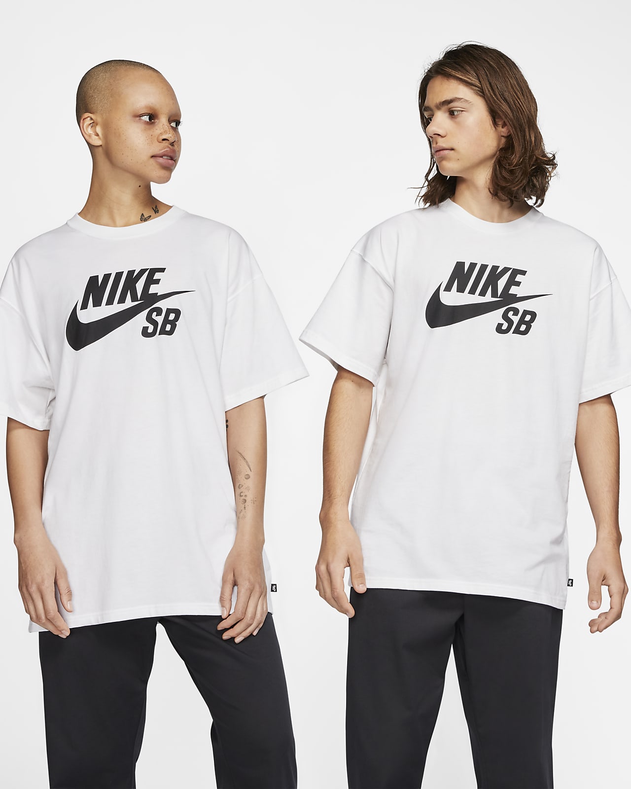 Nike SB-skater-T-shirt med logo