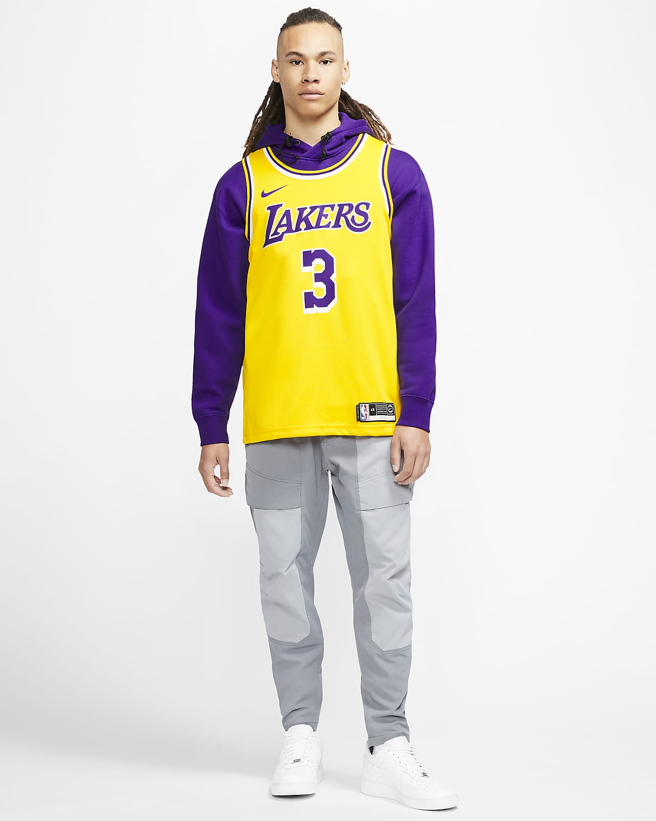 Anthony Davis Lakers Icon Edition Nike NBA Swingman Jersey