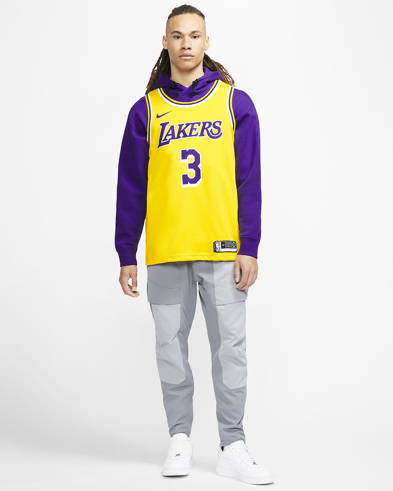 remera lakers nike