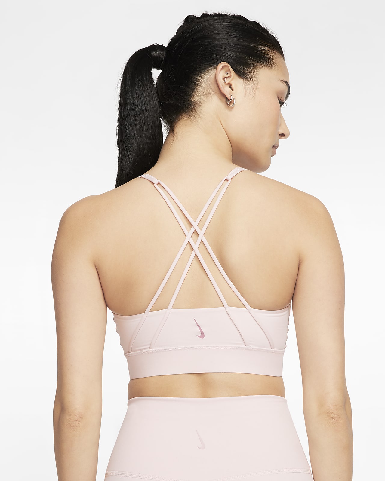 nike swoosh luxe sports bra