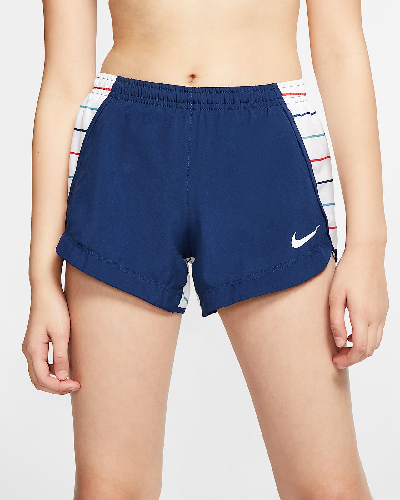 girls blue nike shorts