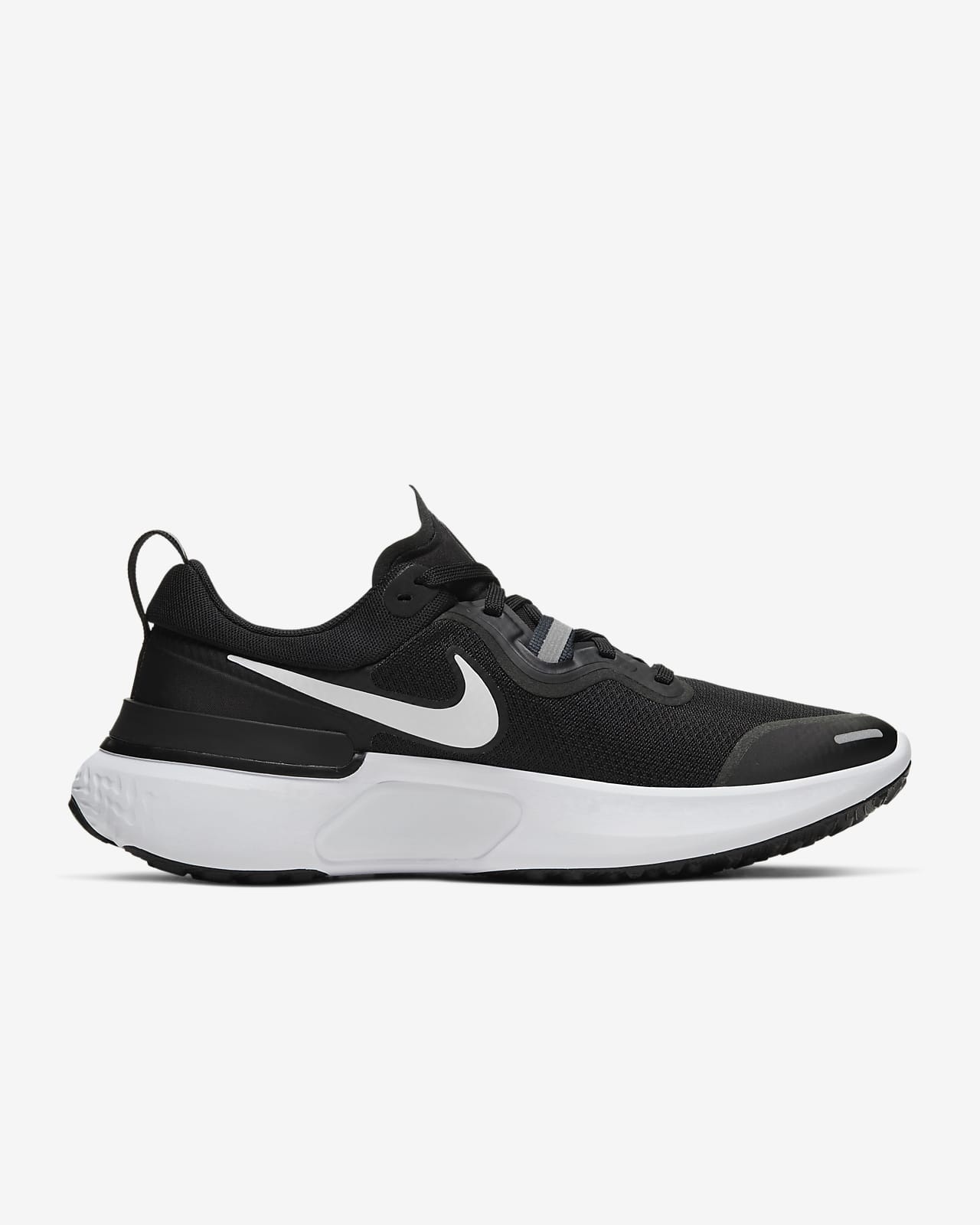 nike black white running shoes