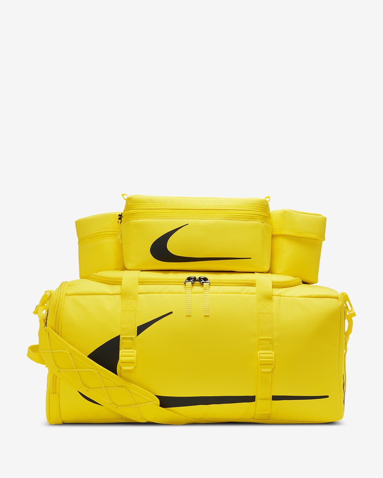 Nike X OFF-WHITE NRG RU Duffle Shoulder Bag in Black