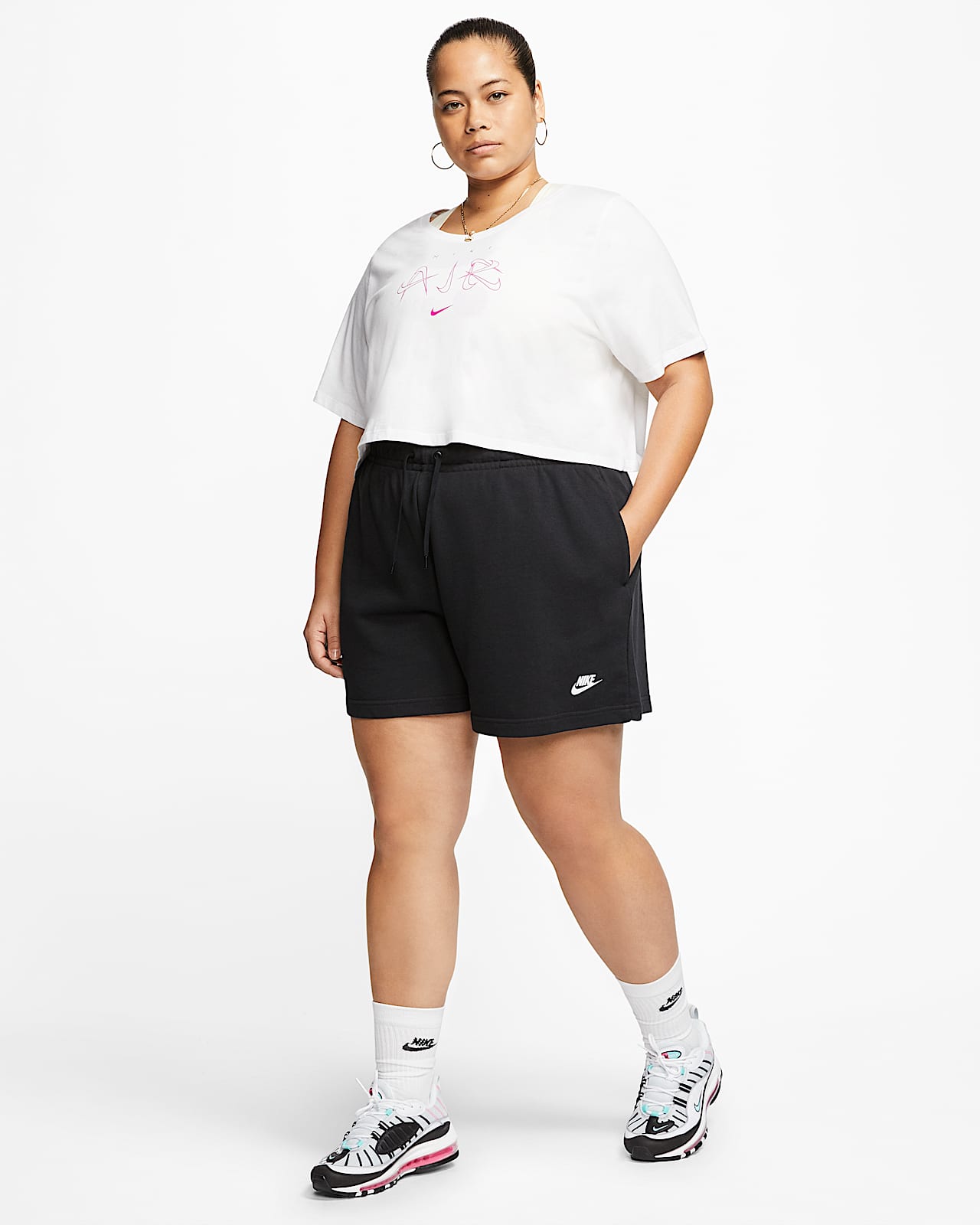 womens nike club fleece shorts