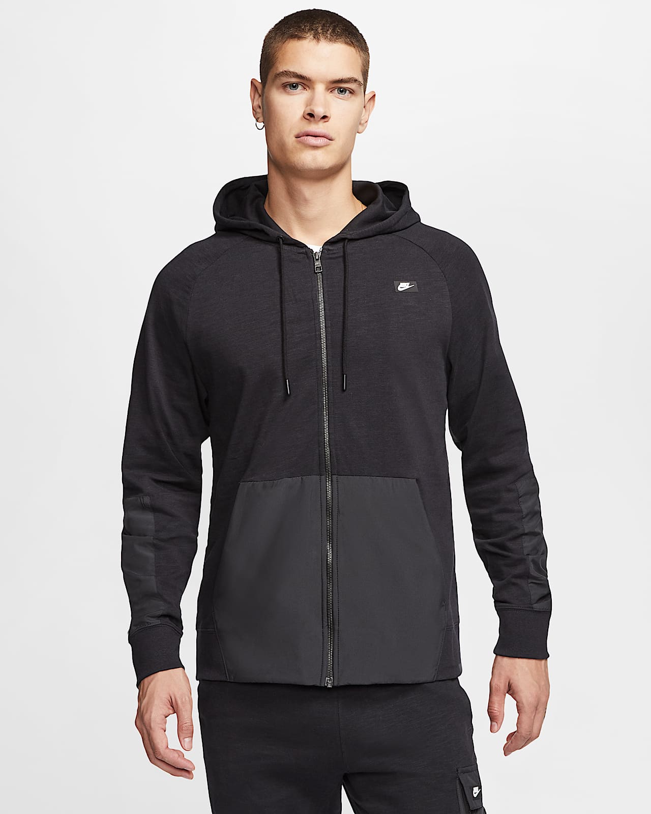 Nike Sportswear Herren Hoodie mit durchgehendem Nike Sportswear Herren Hoodie mit durchgehendem