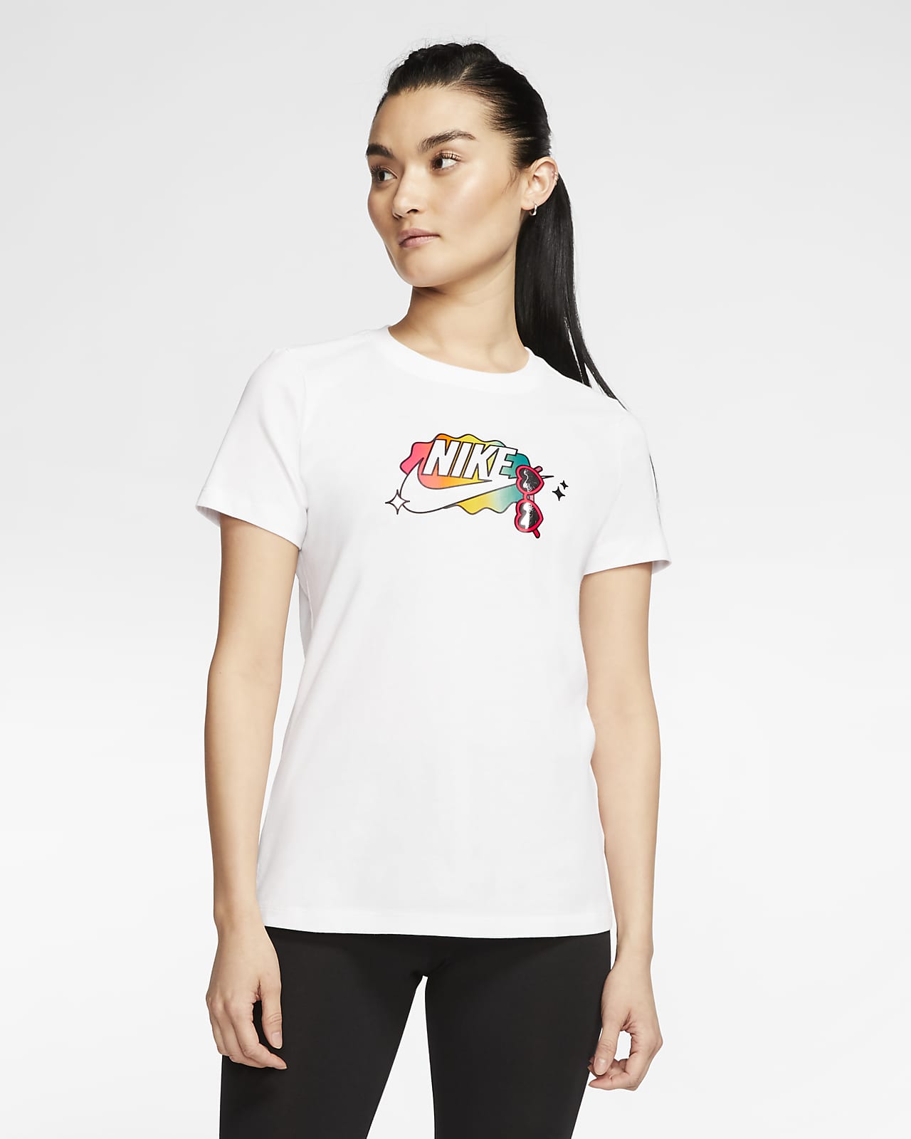 nike white t shirt women's