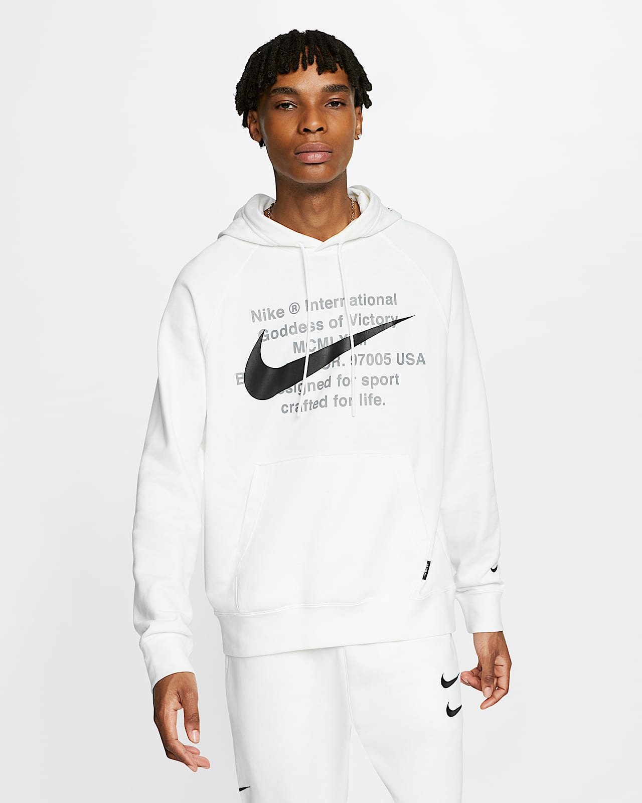 Nike Sportswear Swoosh French Terry Hoodie für Herren. Nike DE Herren Sportswear Hoodies & Sweatshirts. Nike DE