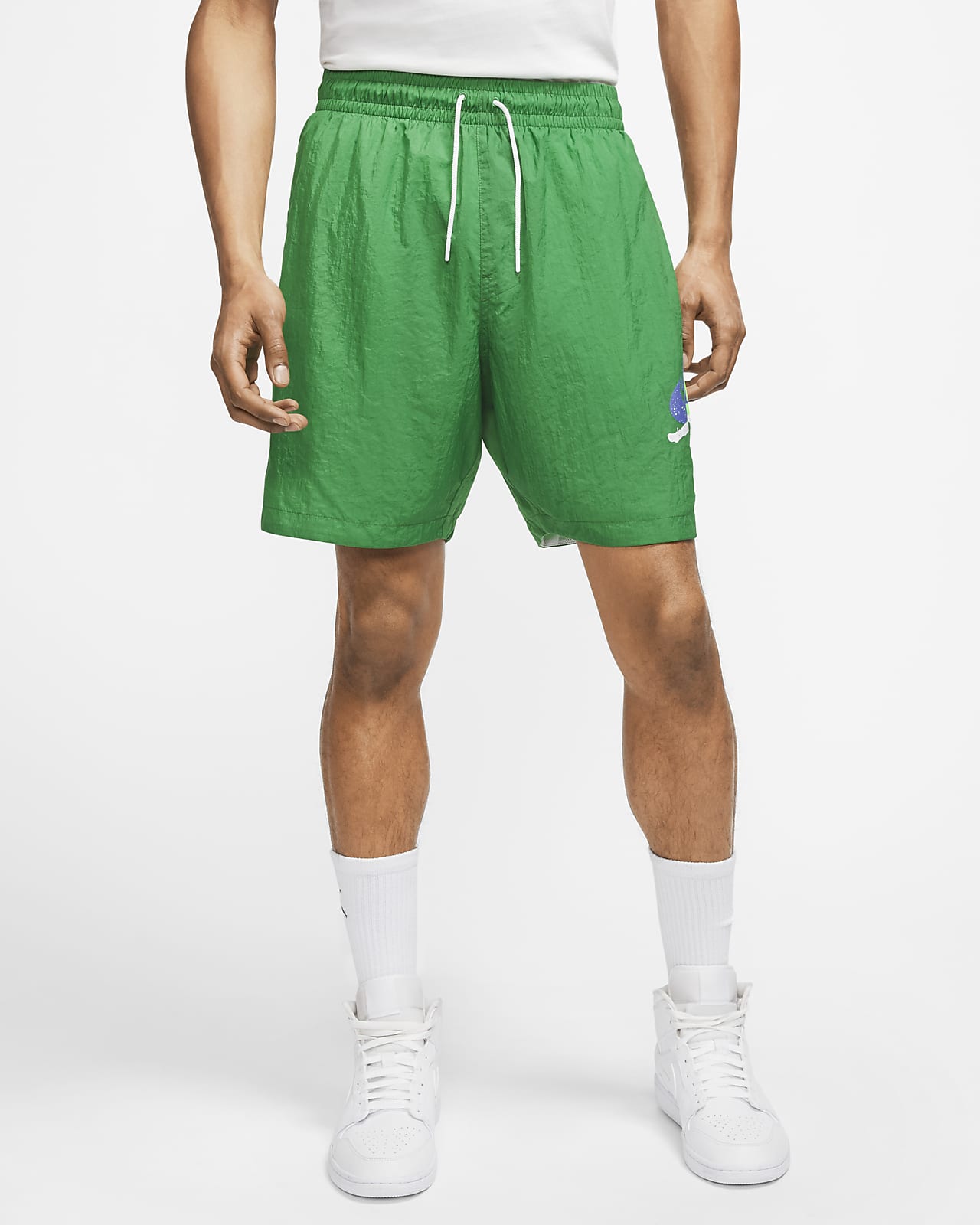green shorts nike